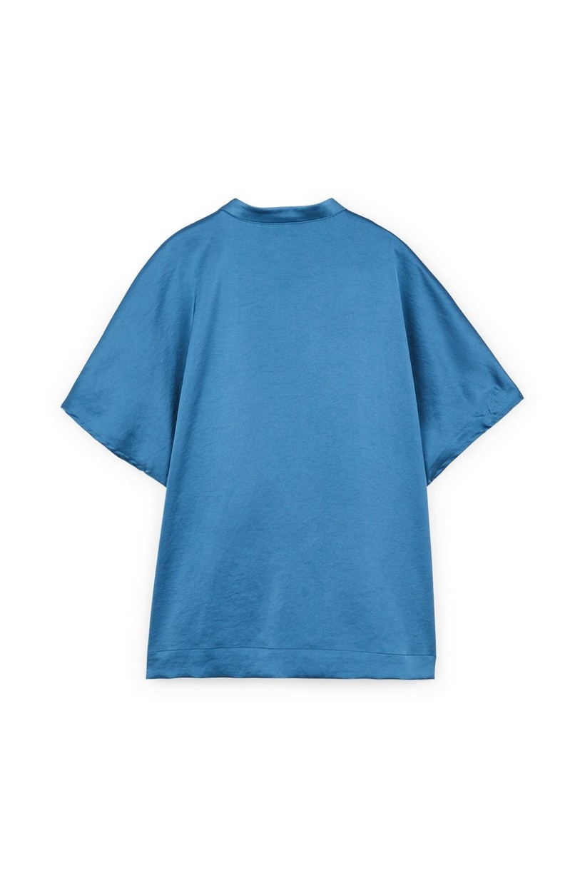 CKS Dames - WOLFIE - blouse short sleeves - blue