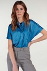 CKS Dames - WOLFIE - blouse lange mouwen - blauw