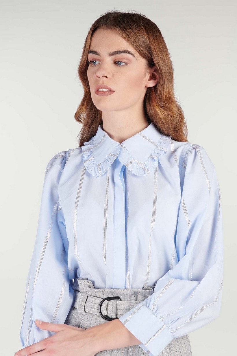 CKS Dames - ROSALINA - blouse long sleeves - light blue