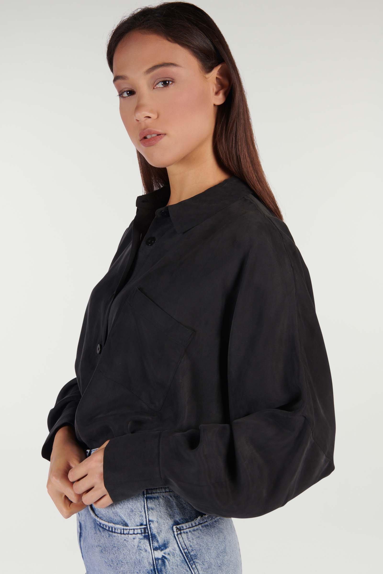 CKS Dames - WAZNA - blouse long sleeves - dark grey