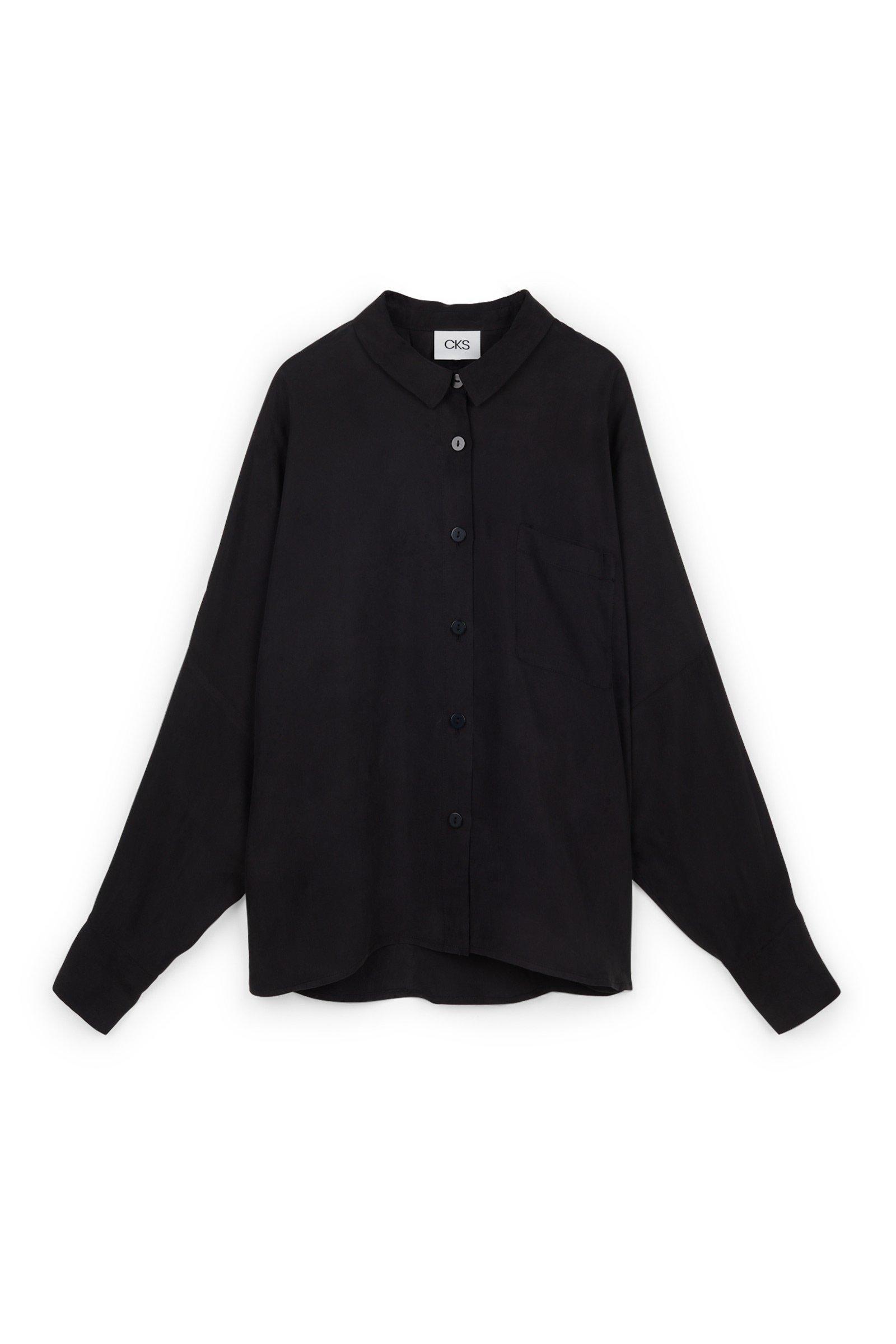 CKS Dames - WAZNA - blouse long sleeves - dark grey