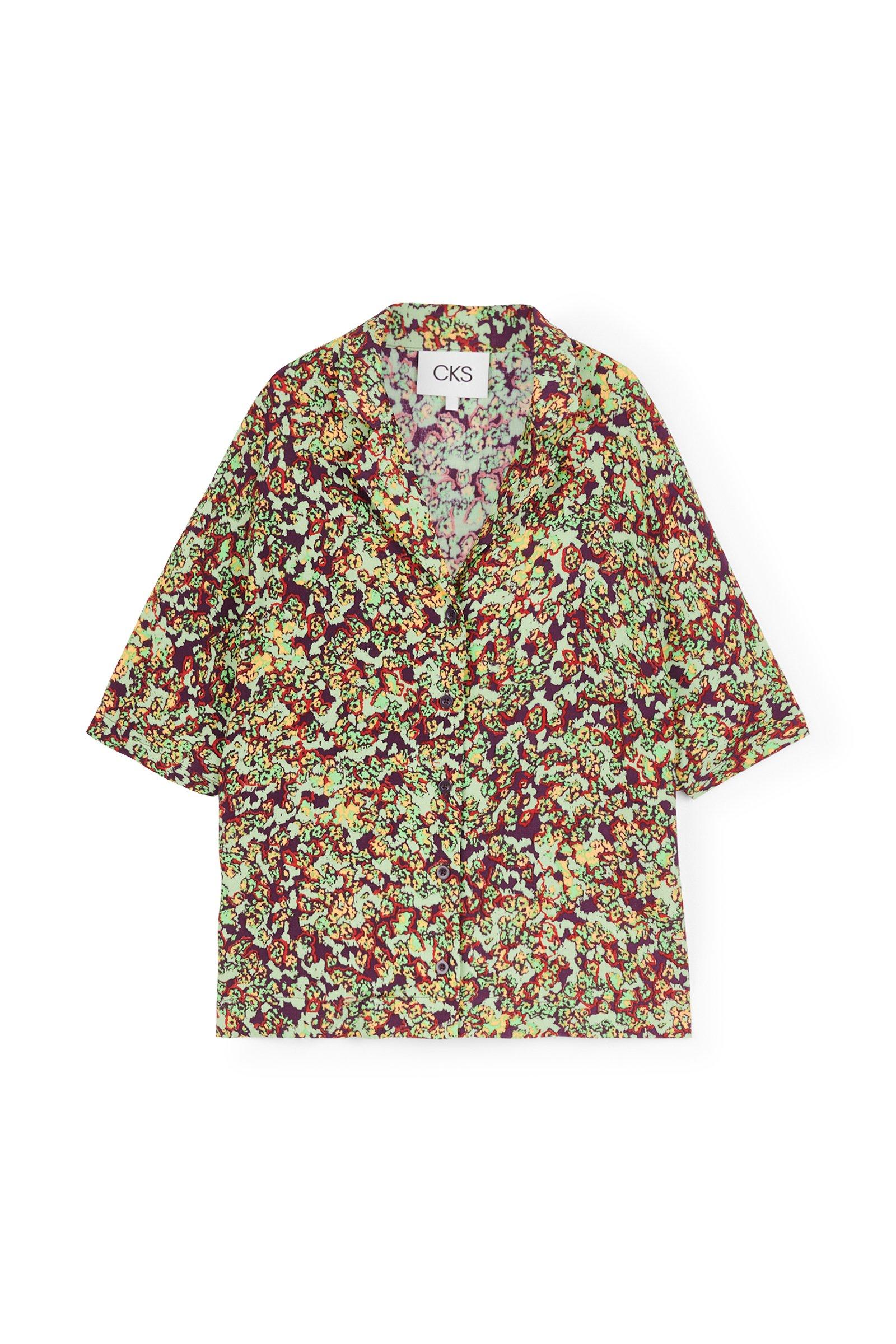 CKS Dames - RONELA - blouse korte mouwen - khaki