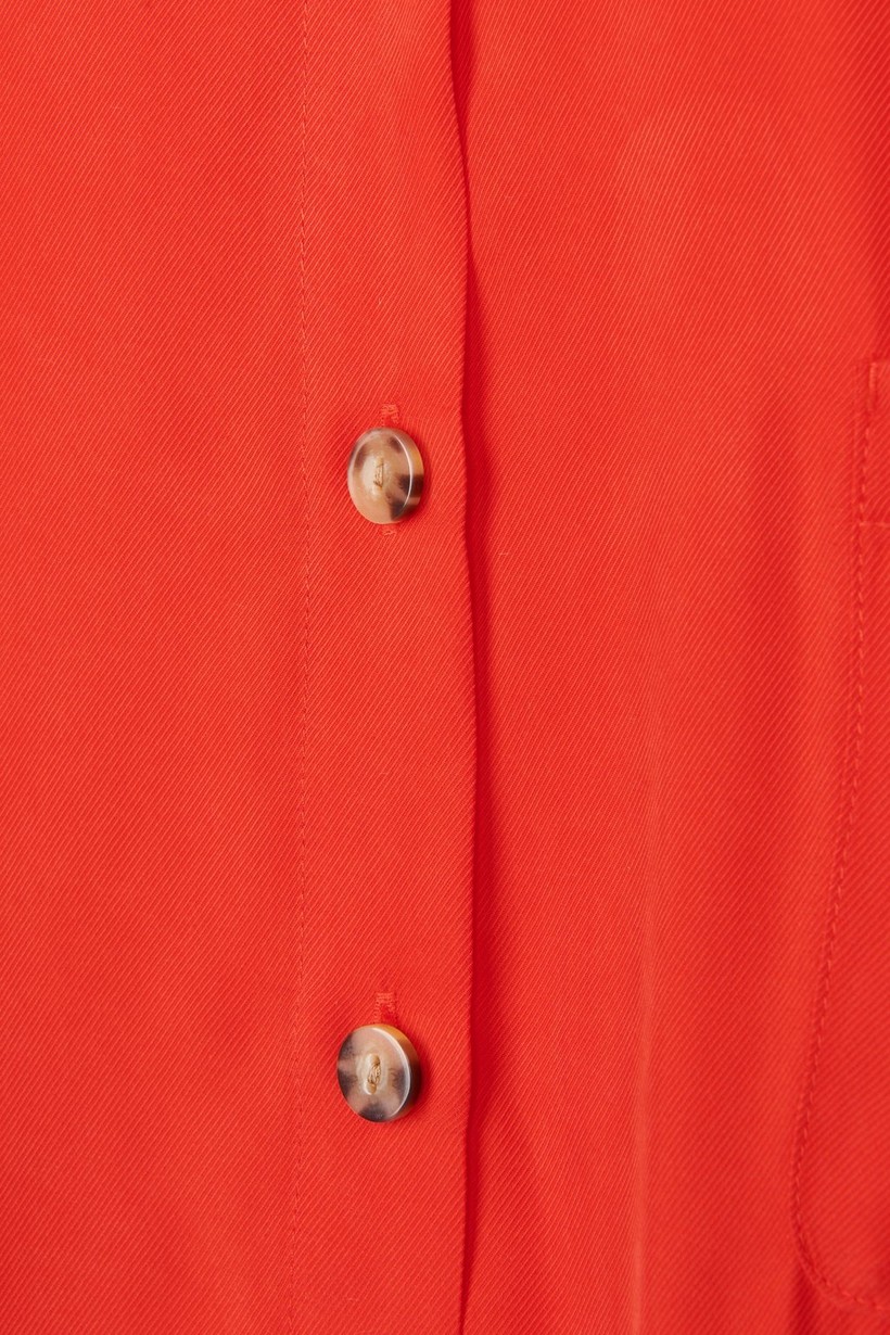 CKS Dames - WAZNA - blouse korte mouwen - intens rood