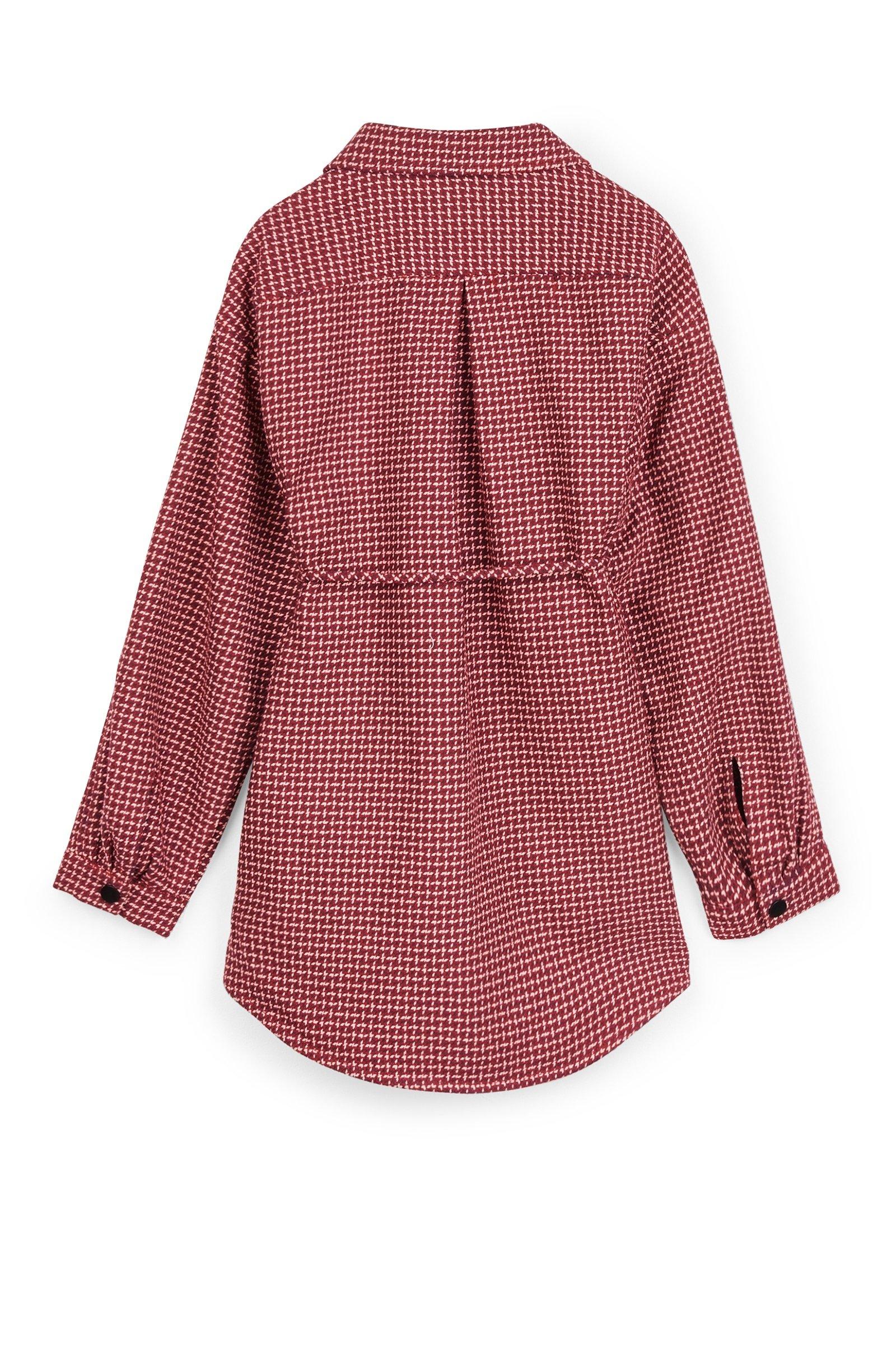 CKS Dames - LOVE - lange casual jas - rood