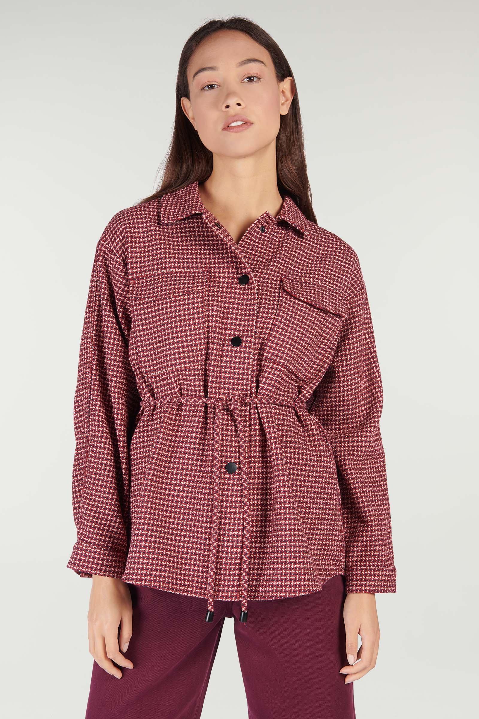 CKS Dames - LOVE - lange casual jas - rood