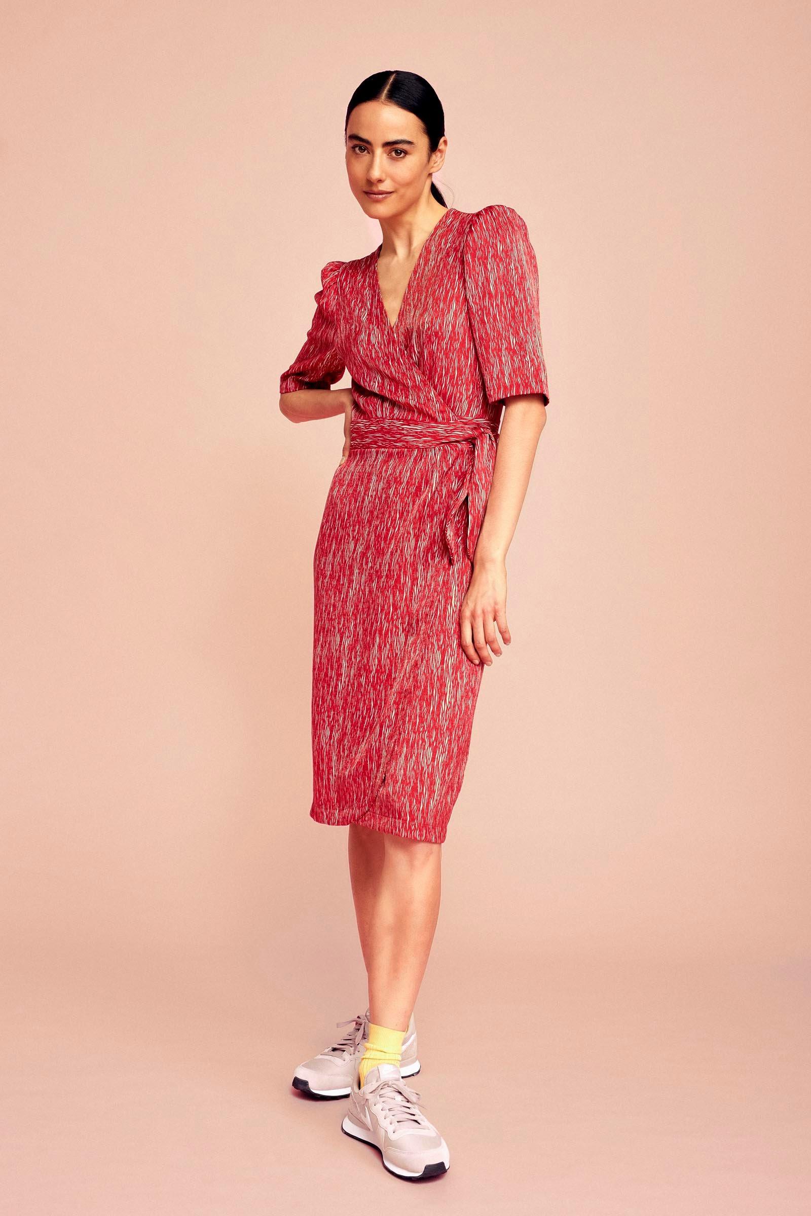 CKS Dames - WALLAS - robe courte - rouge foncé