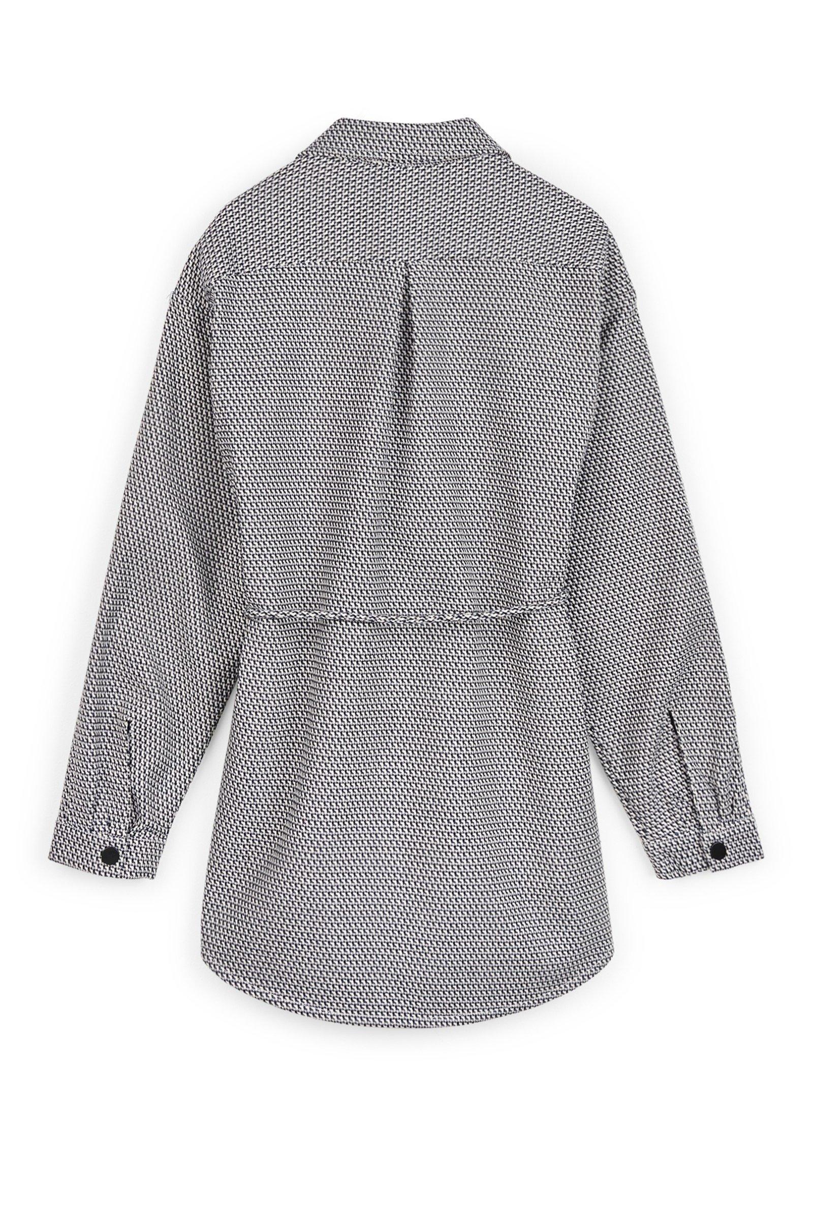 CKS Dames - LOVE - lange casual jas - wit