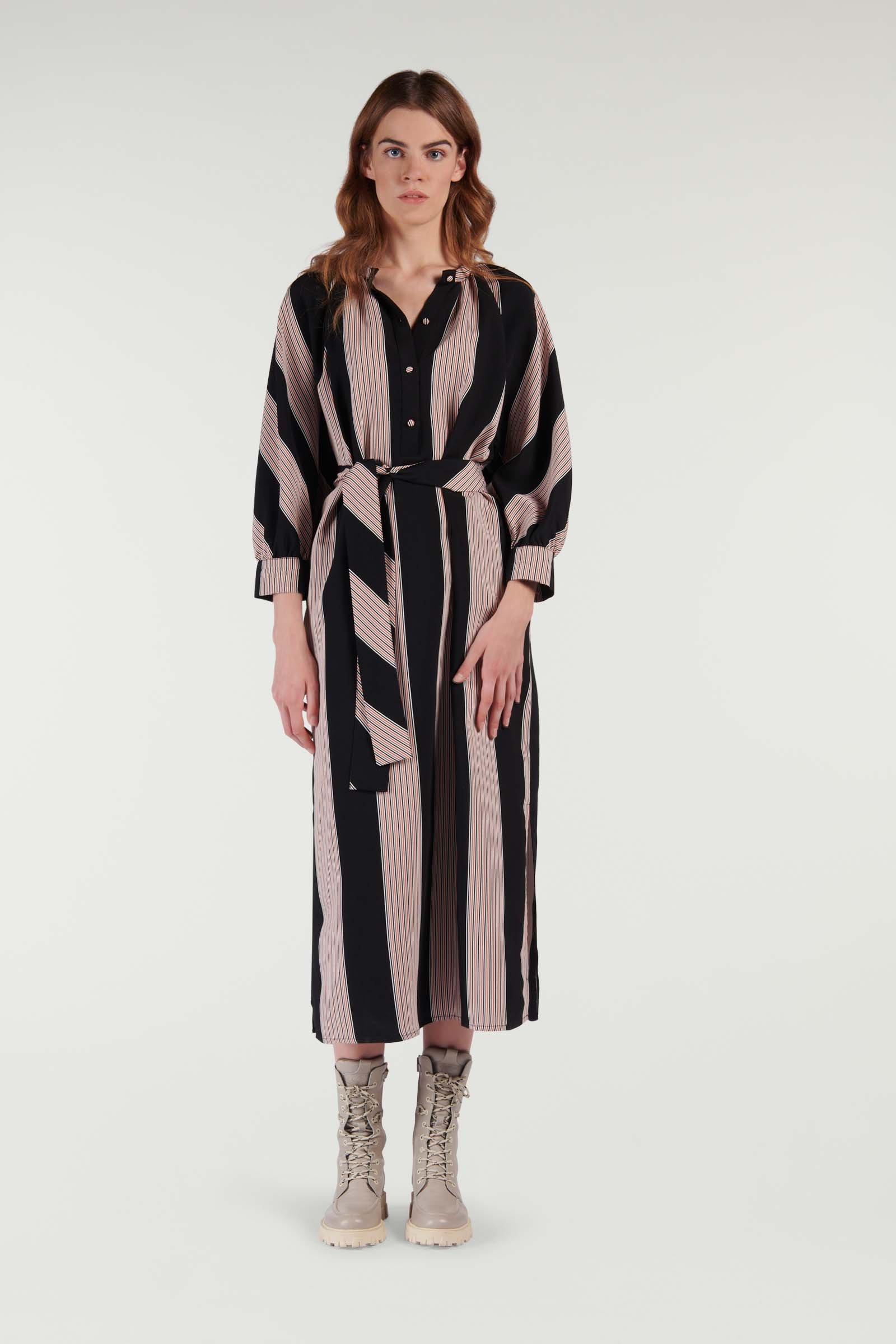 CKS Dames - MALA - Langes Kleid - Schwarz