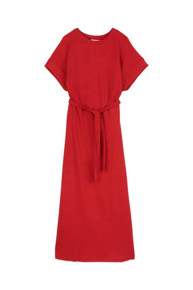 CKS Dames - INDIA - lange jurk - rood