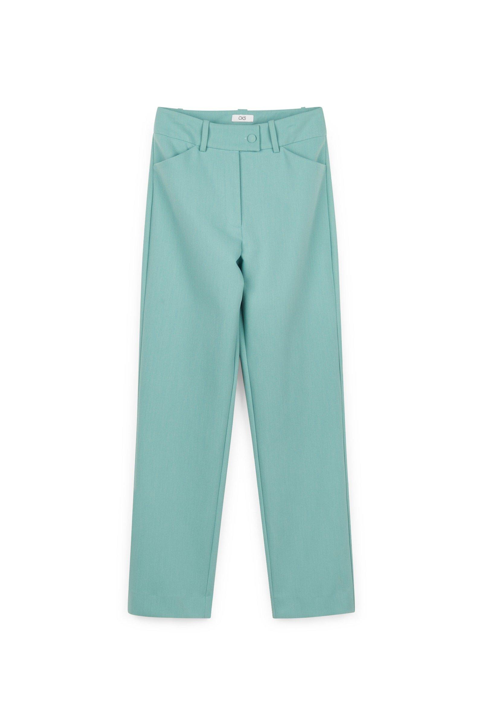 CKS Dames - LAGERDA - lange broek - khaki