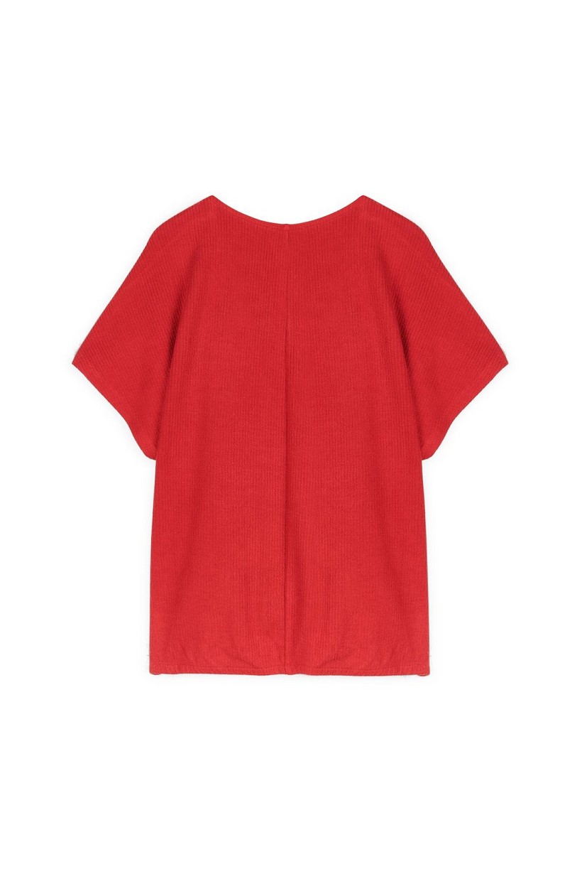 CKS Dames - IVORY - t-shirt à manches courtes - rouge