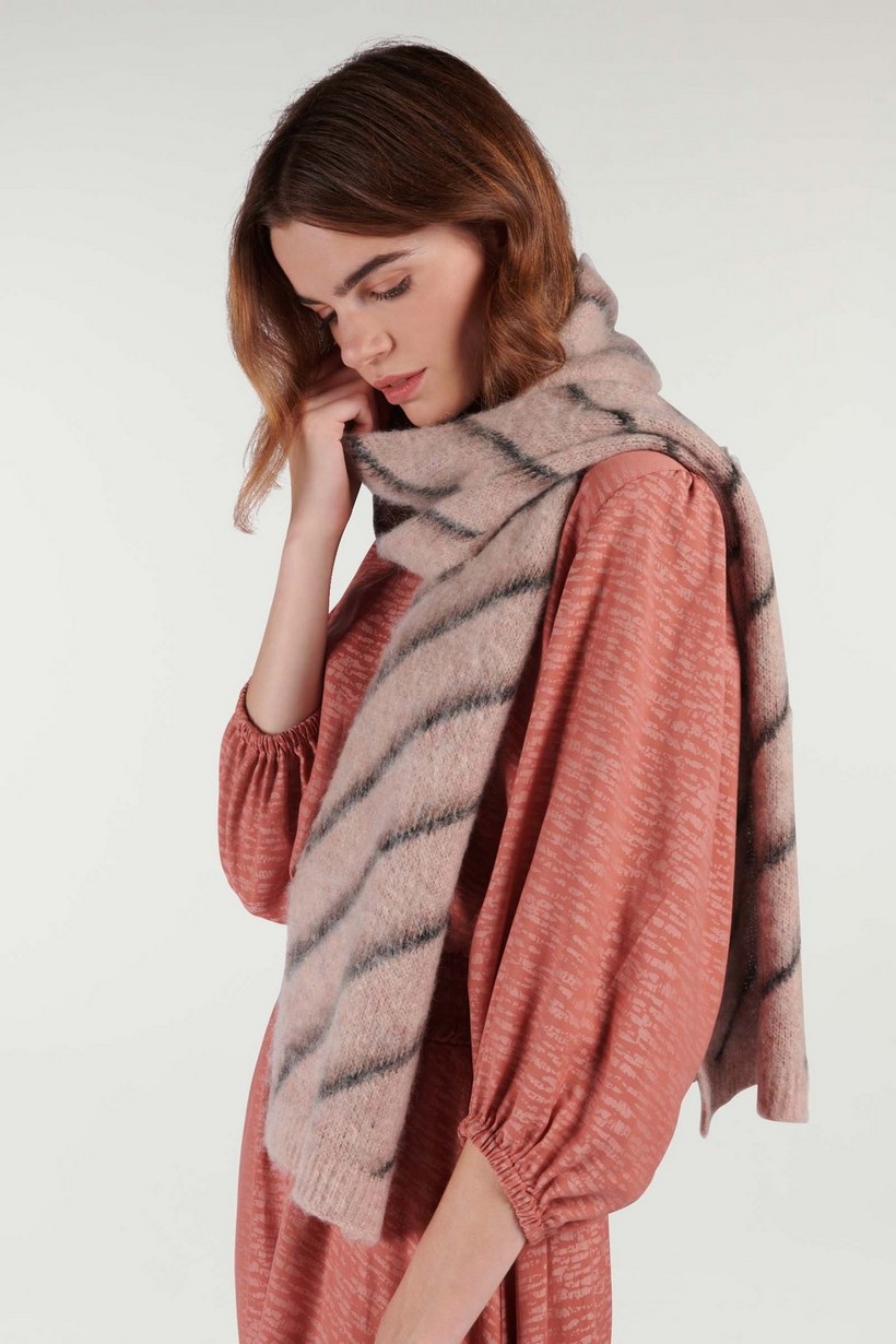 CKS Dames - POSTA - scarf (winter) - dark pink