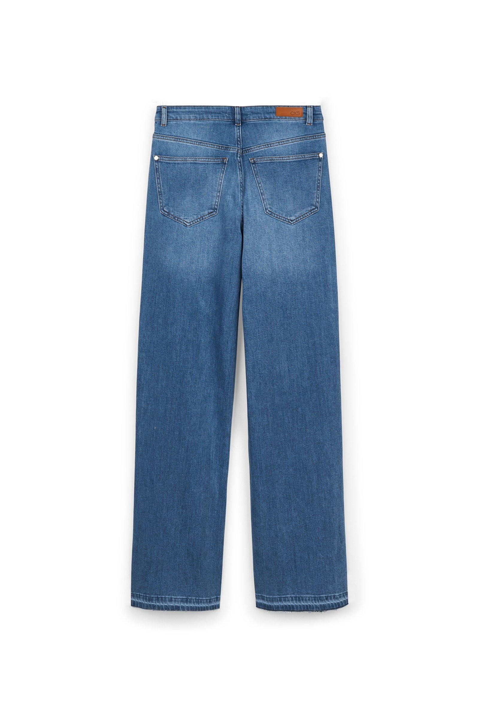 CKS Dames - RILKA - lange jeans - blauw