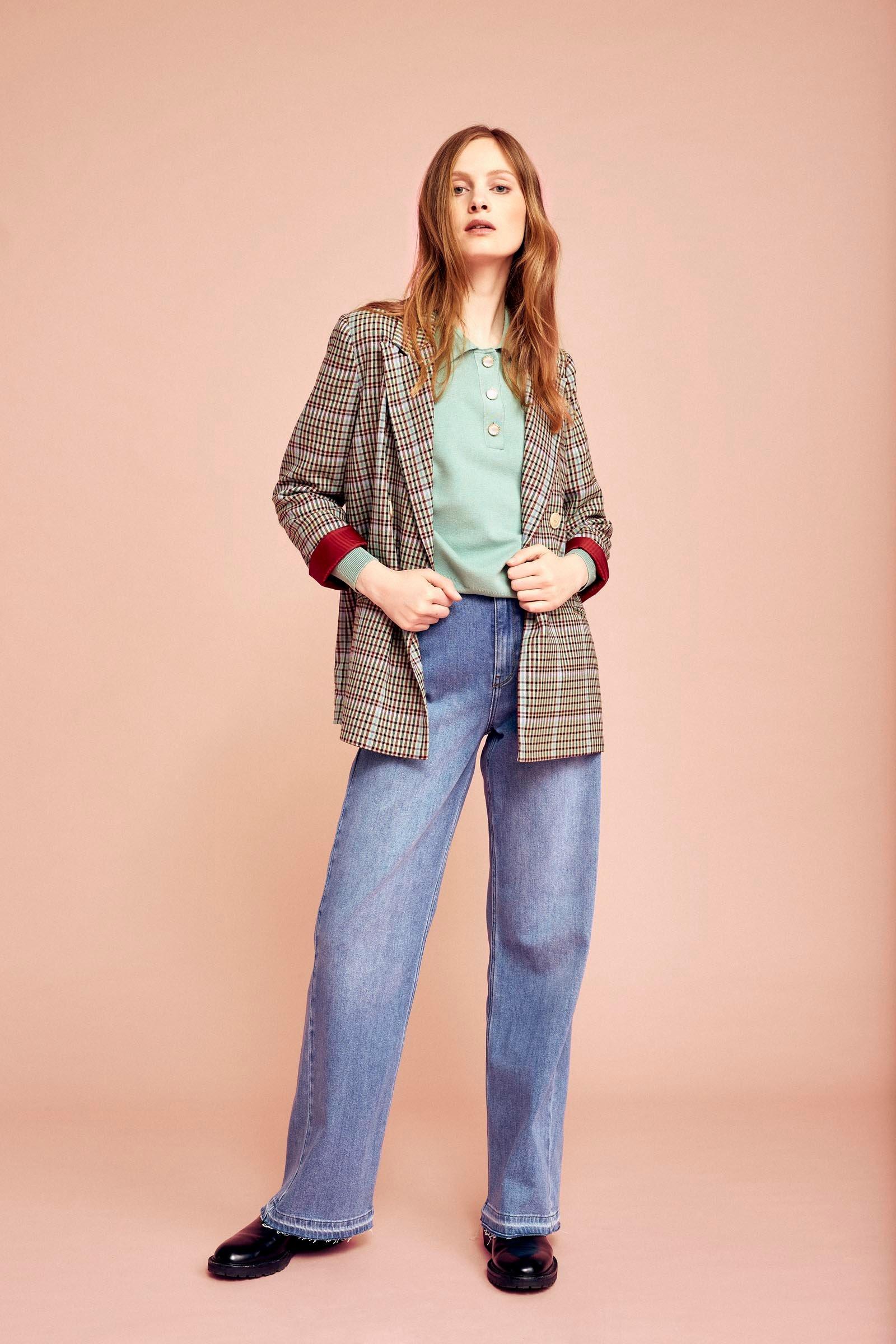 CKS Dames - RILKA - Lange Jeans - Blau