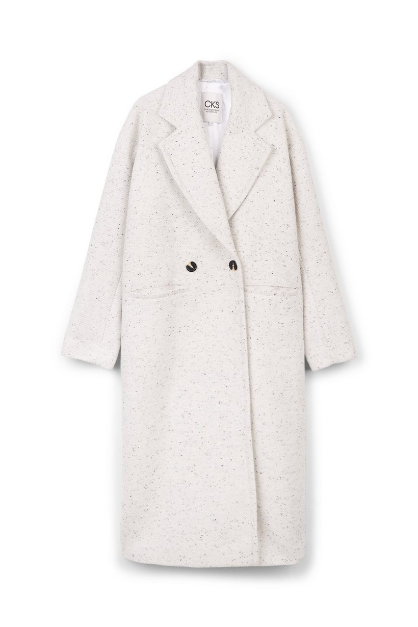 CKS Dames - WATERLOO - long coat - white