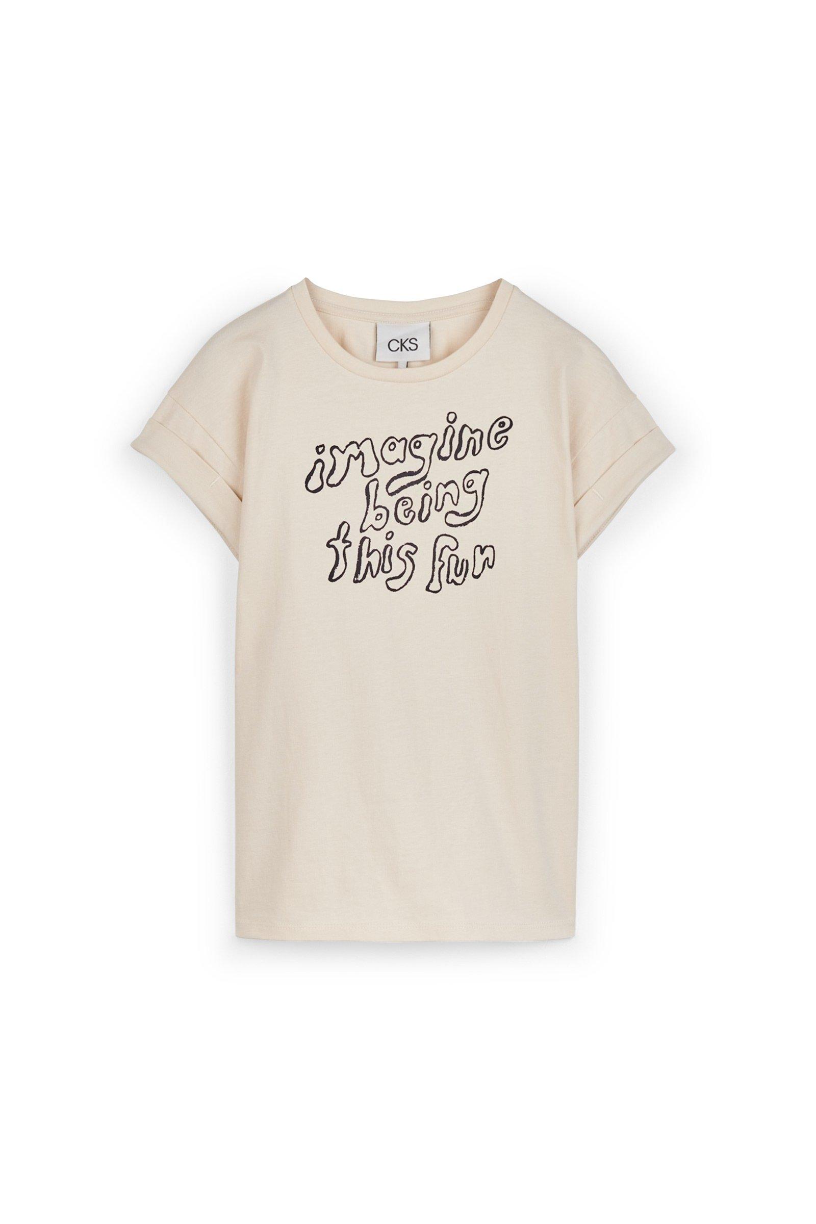 CKS Teens - GINA - t-shirt short sleeves - beige