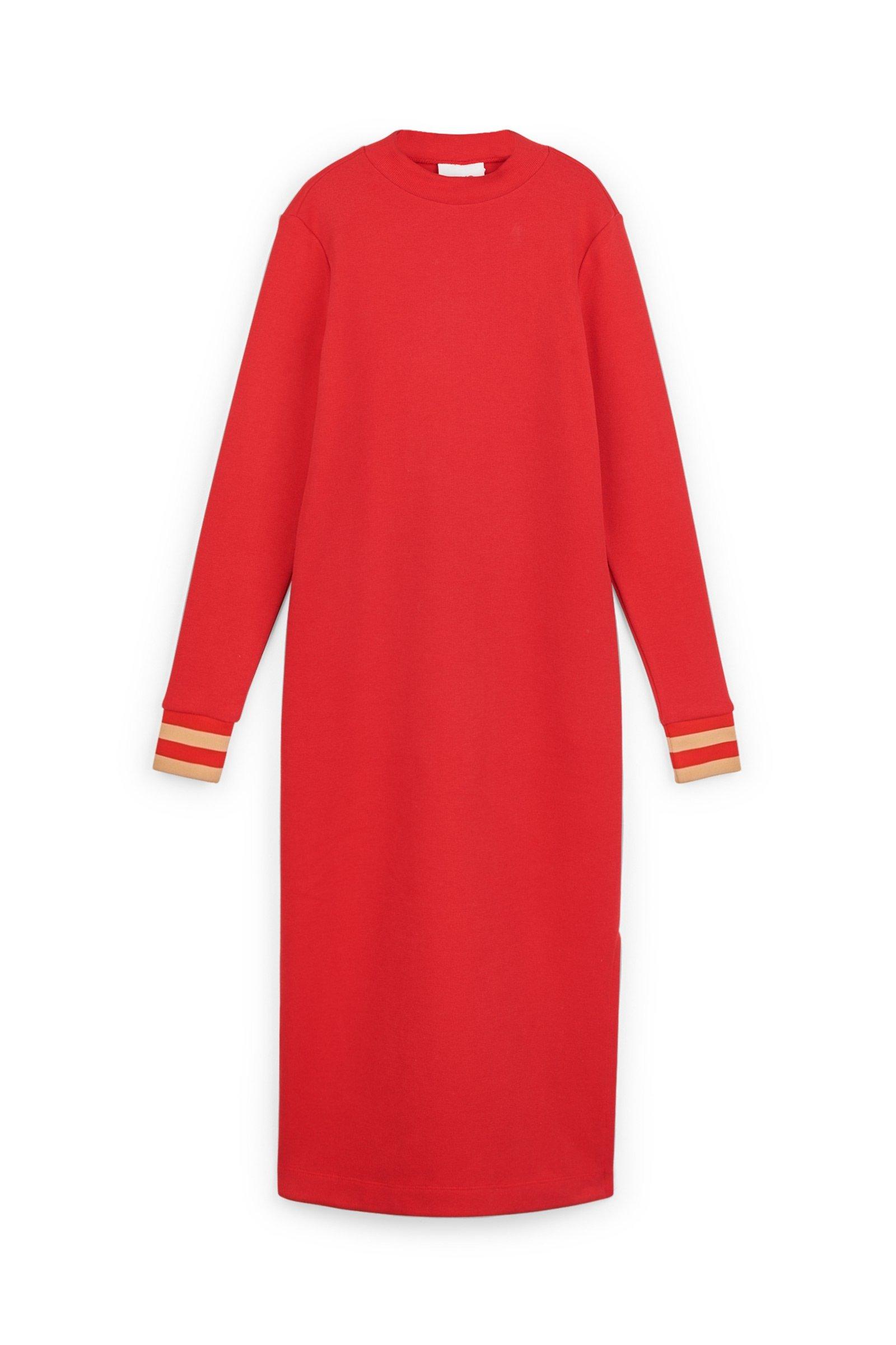 CKS Teens - GERRY - long dress - dark red