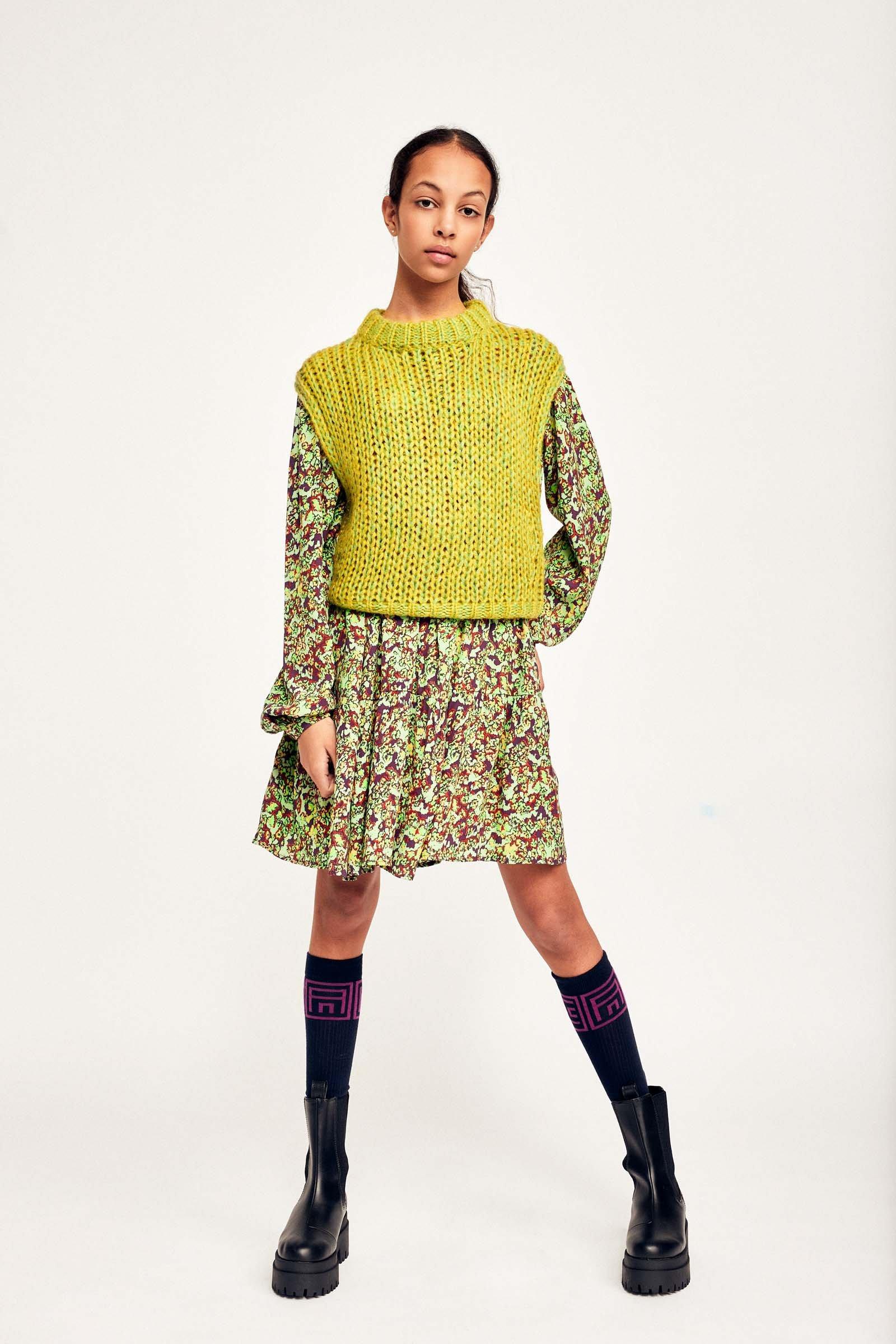 CKS Teens - GAITLIN - short dress - bright green