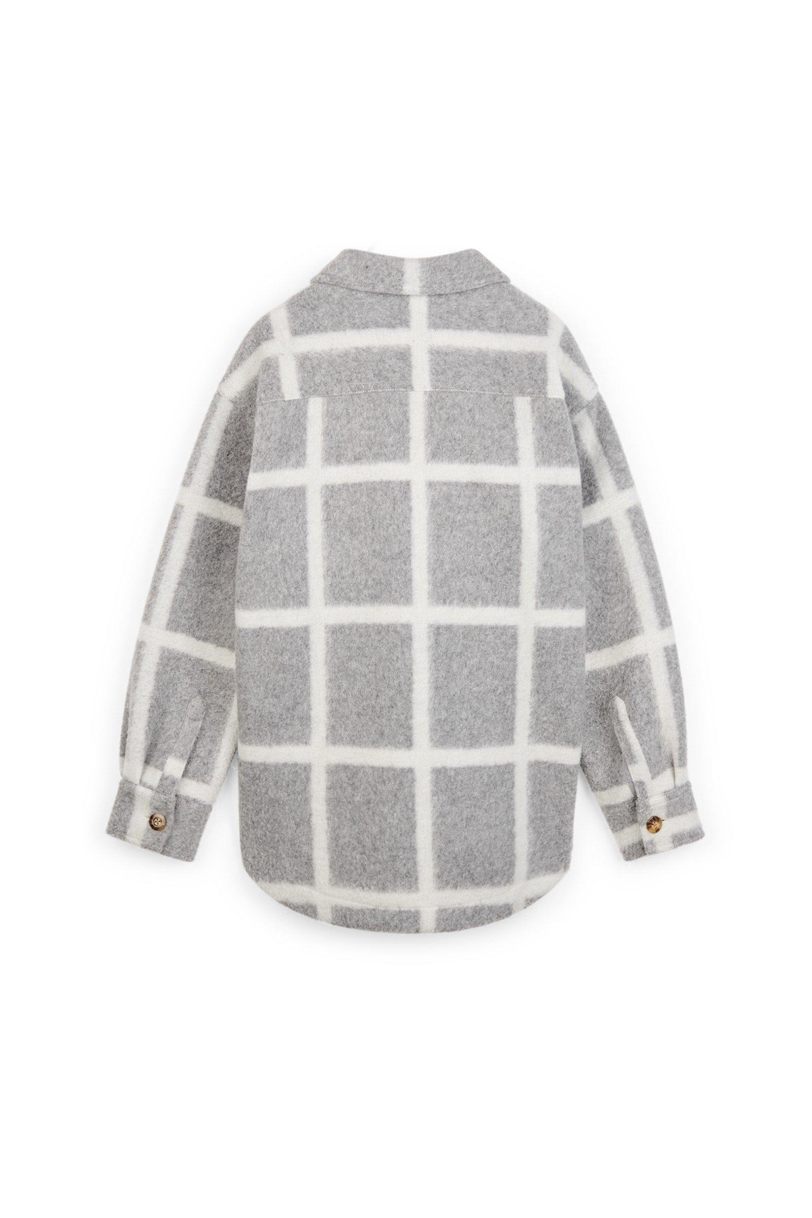 CKS Teens - GRAFT - veste fantaisie longue - gris