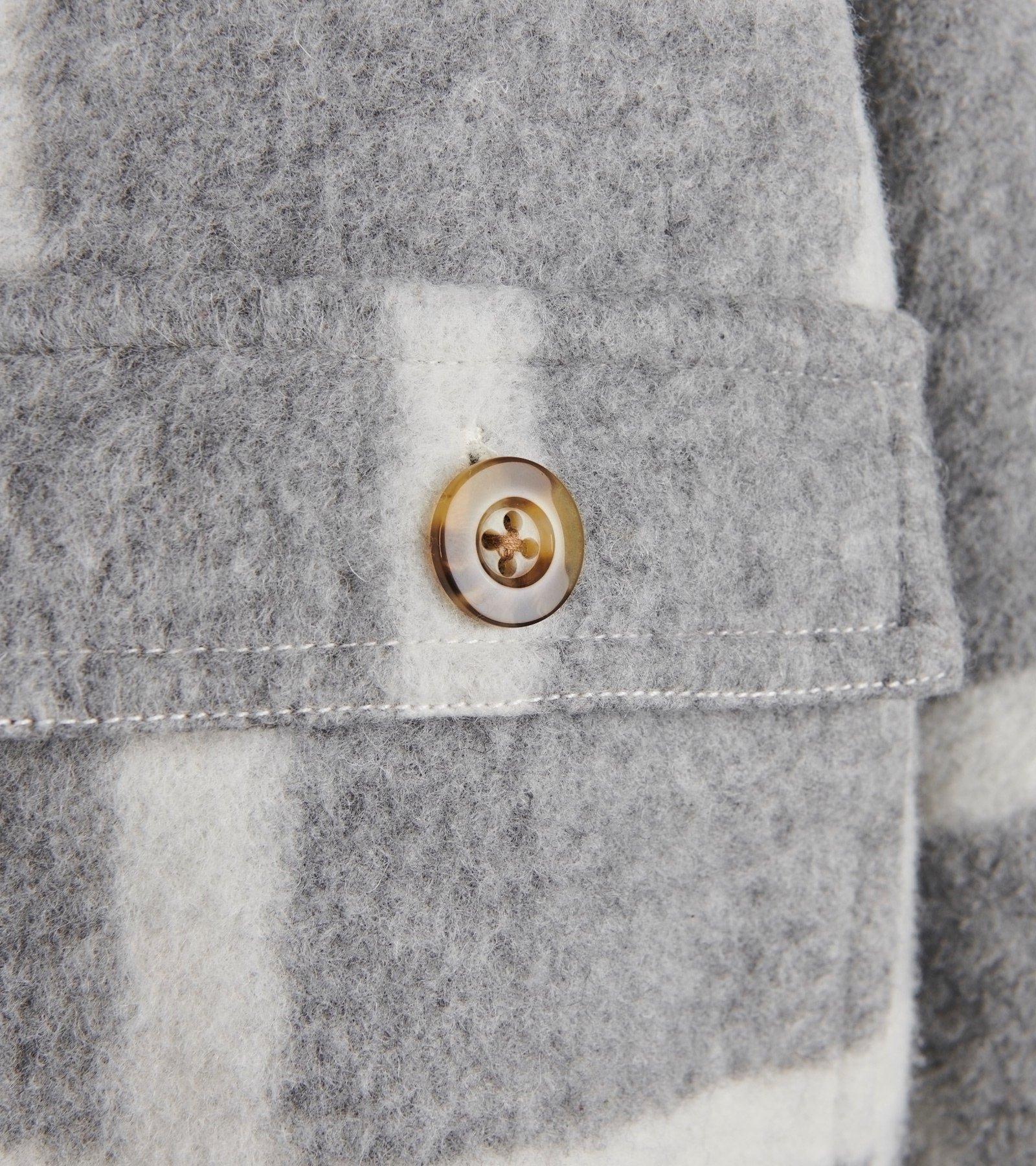 CKS Teens - GRAFT - veste fantaisie longue - gris