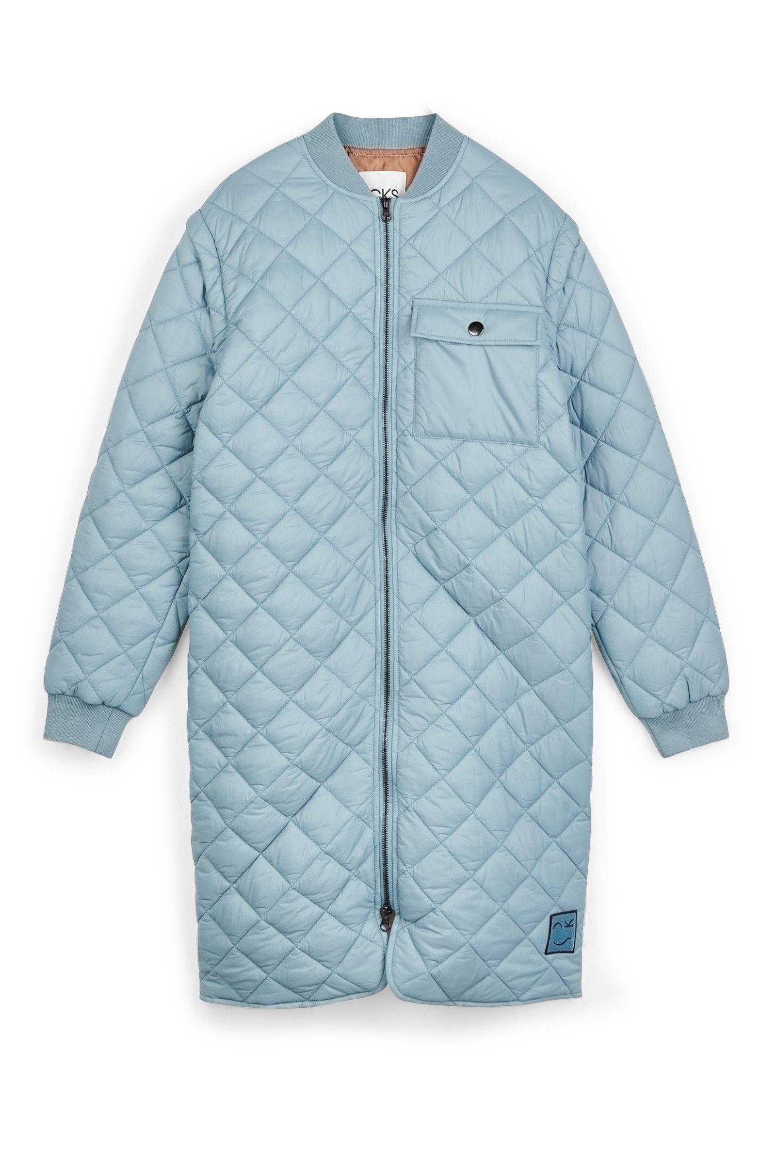 CKS Teens - GALE - lange jas - lichtgroen
