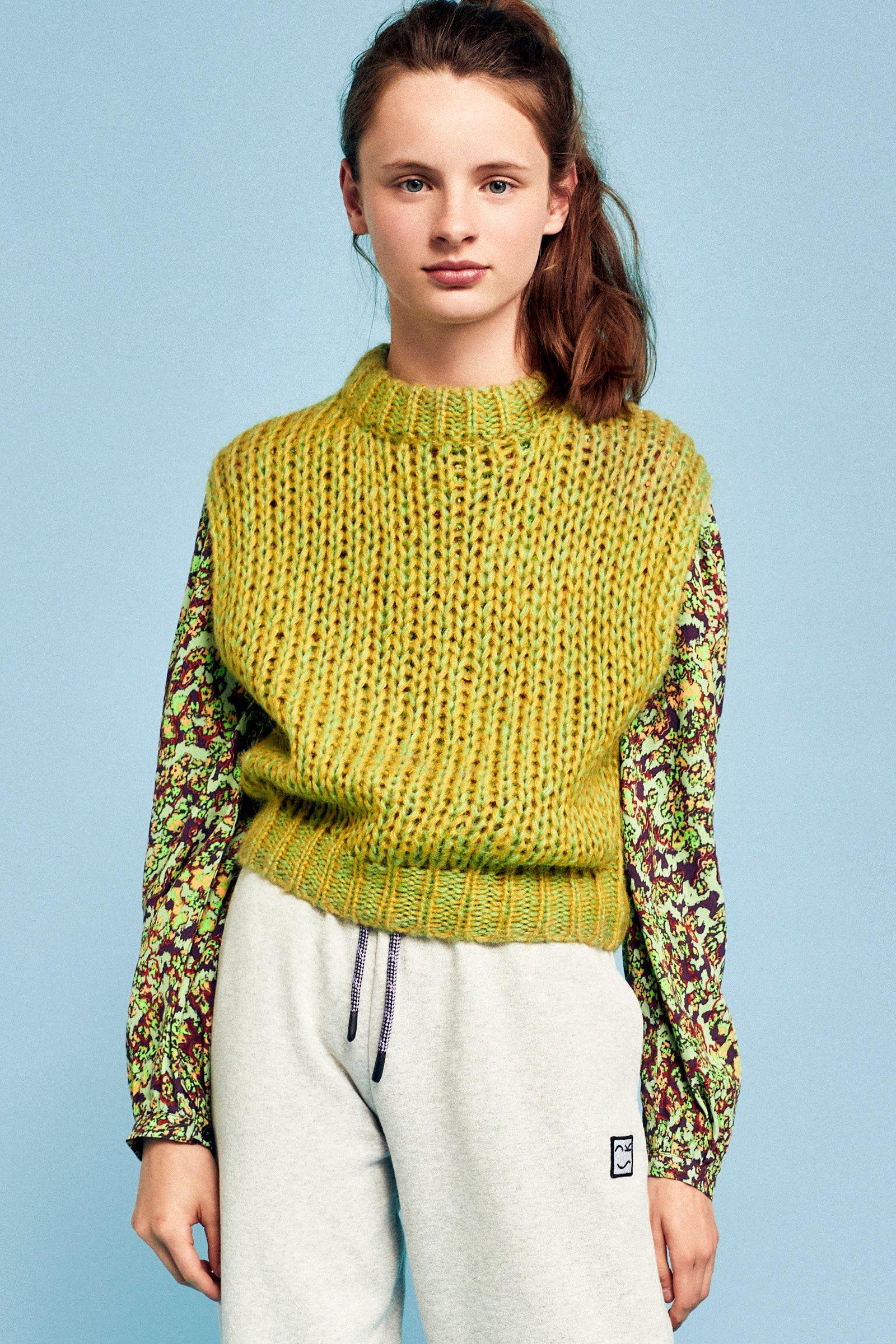 CKS Teens - GELORIA - blouse lange mouwen - felgroen