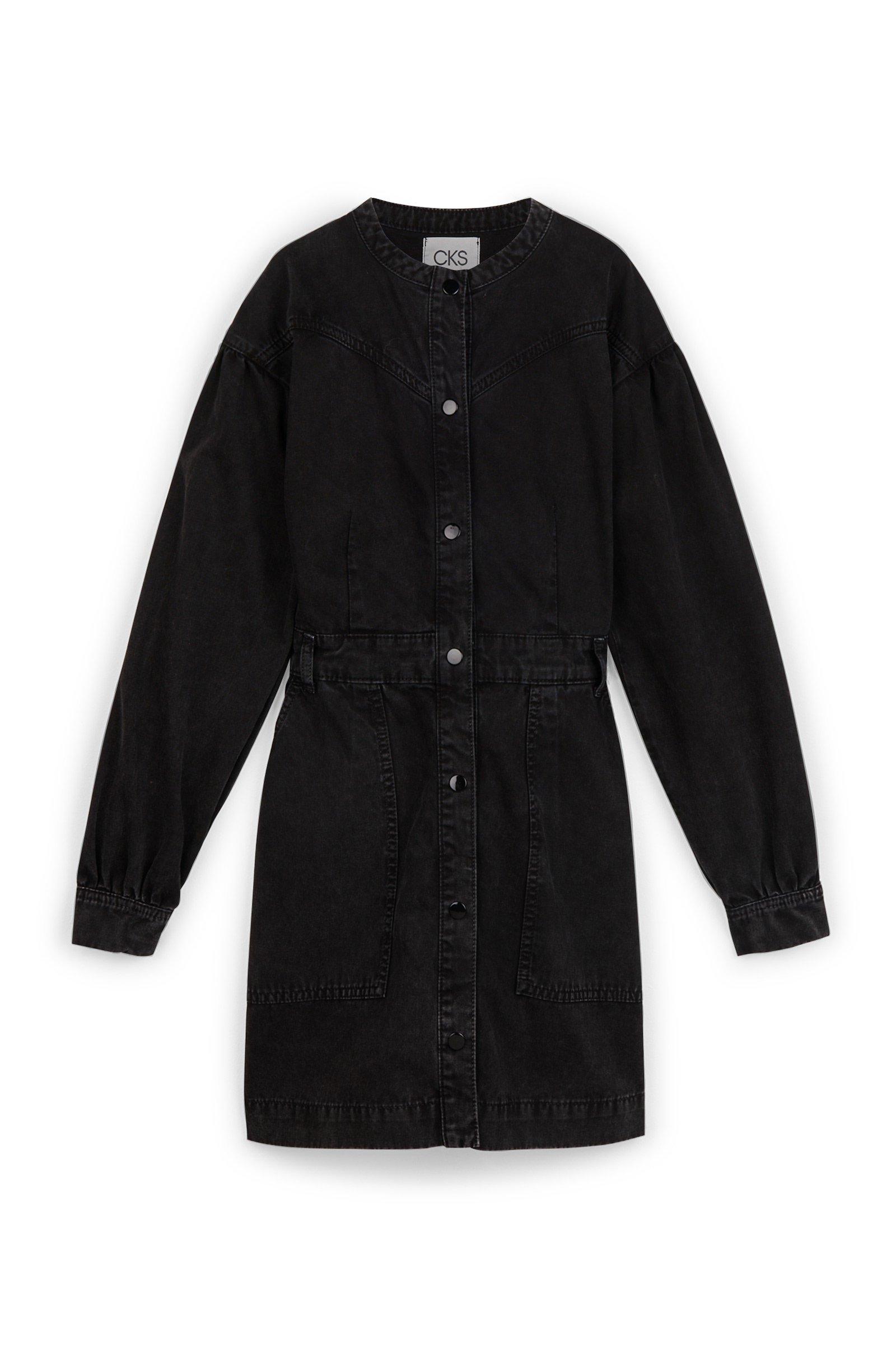 CKS Teens - GEORGIA - Kurzes Kleid - Dunkelgrau