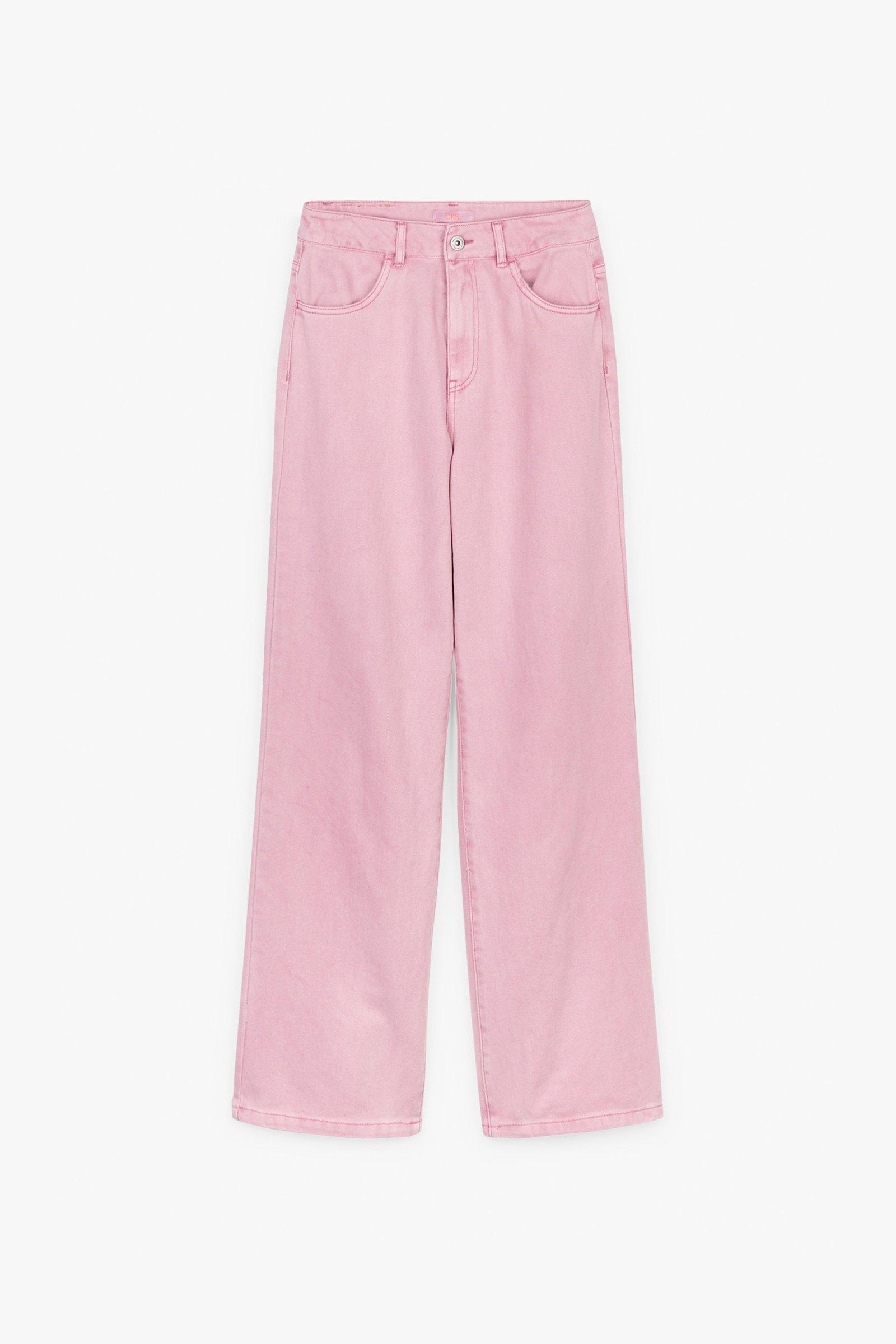 CKS Teens - GLIMMER - lange jeans - roze