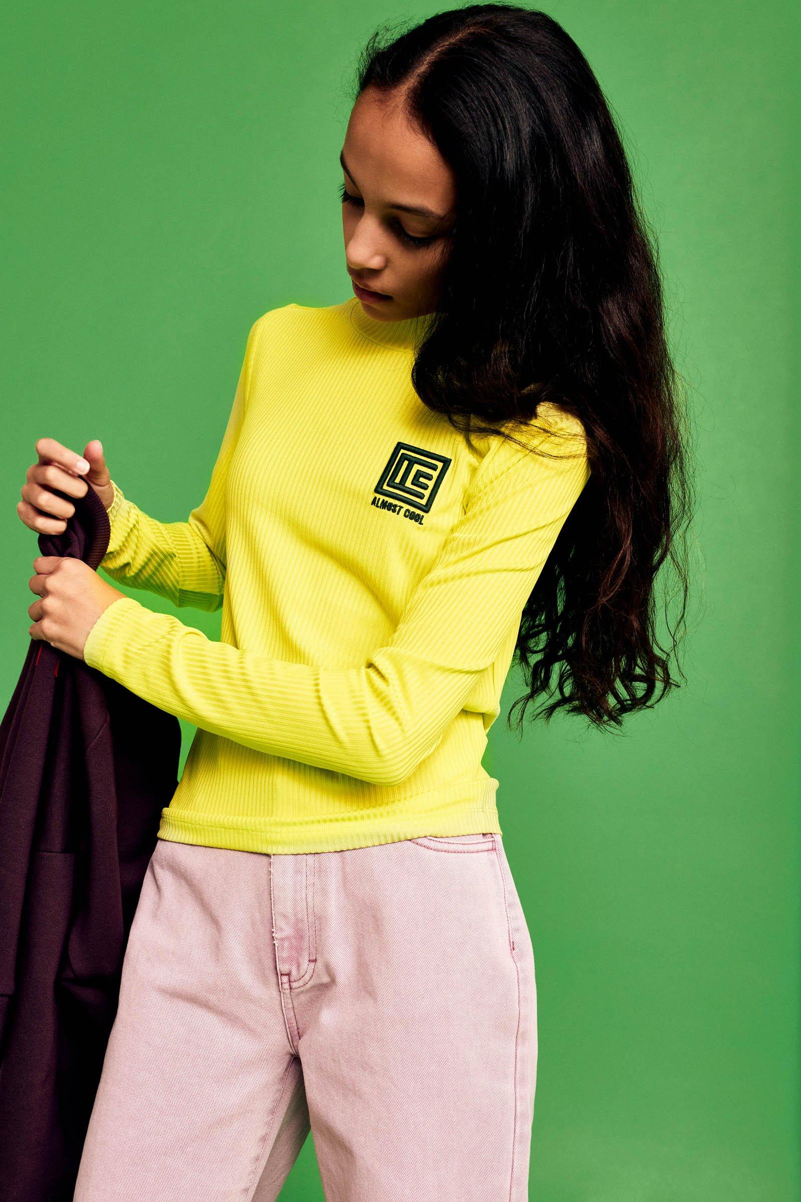 CKS Teens - GANNAS - col roulé - vert vif