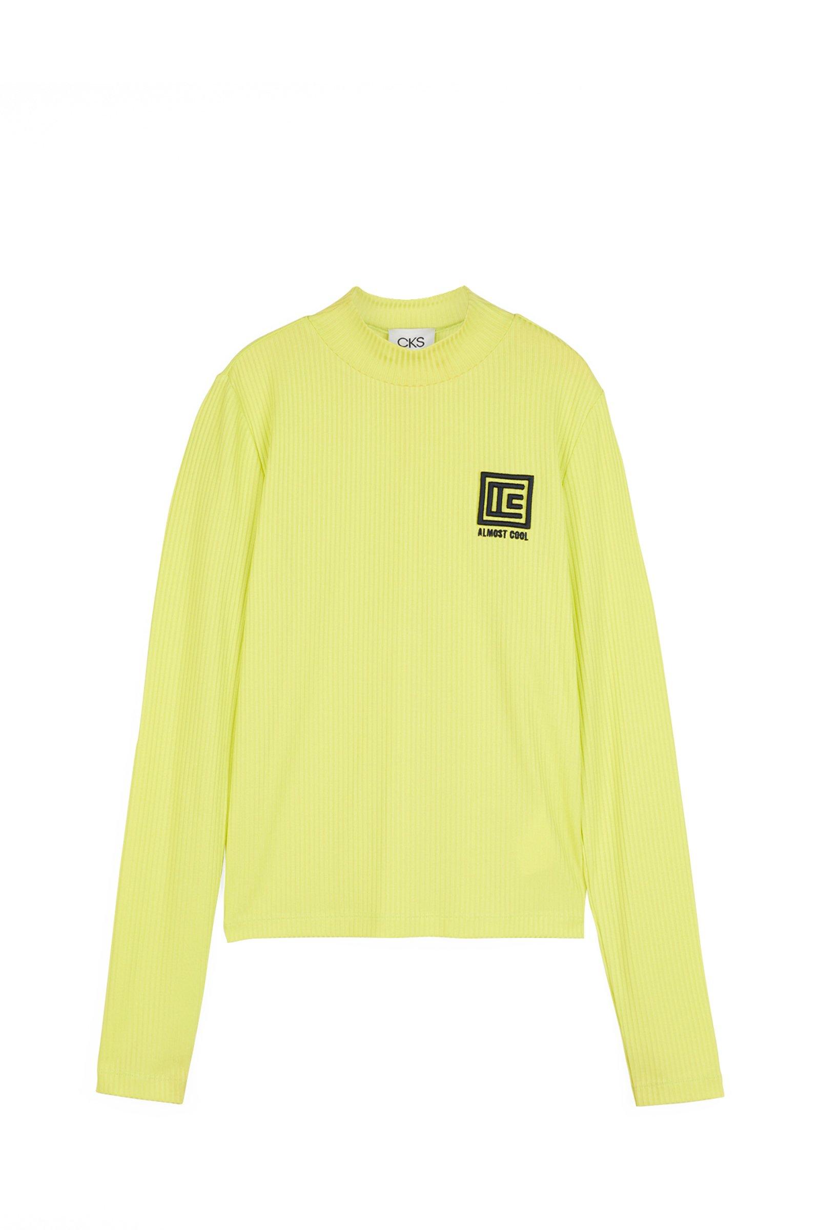 CKS Teens - GANNAS - col roulé - vert vif