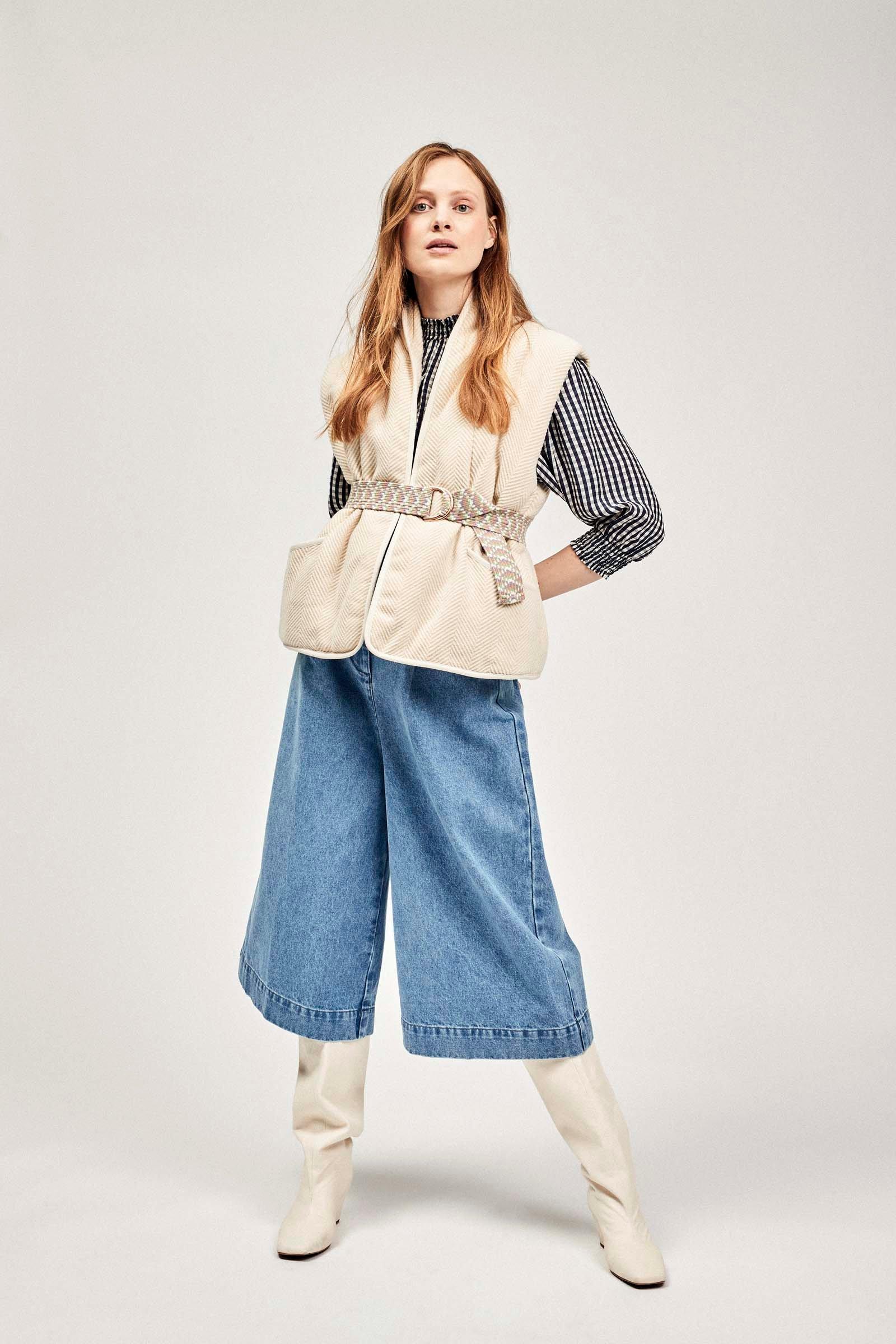 CKS Dames - WHIRL - veste fantaisie courte - blanc
