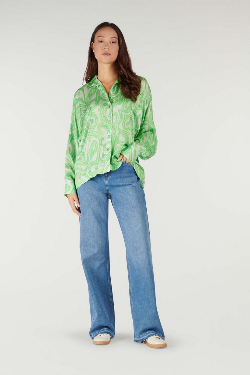 CKS Dames - LATINAS - blouse long sleeves - light green