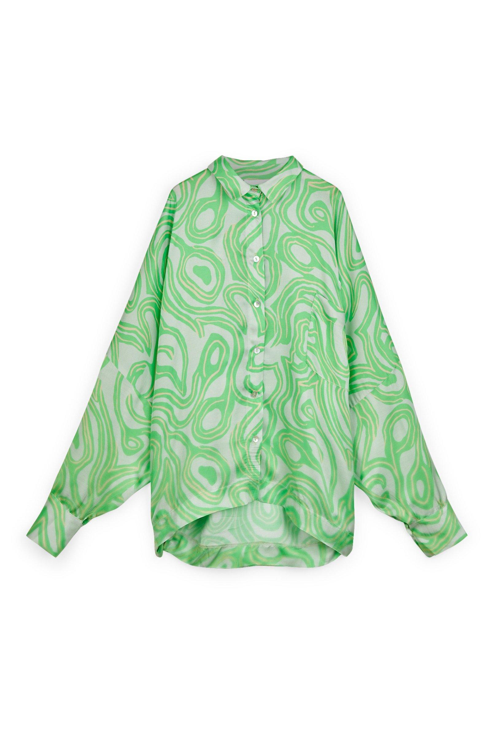 CKS Dames - LATINAS - blouse lange mouwen - lichtgroen