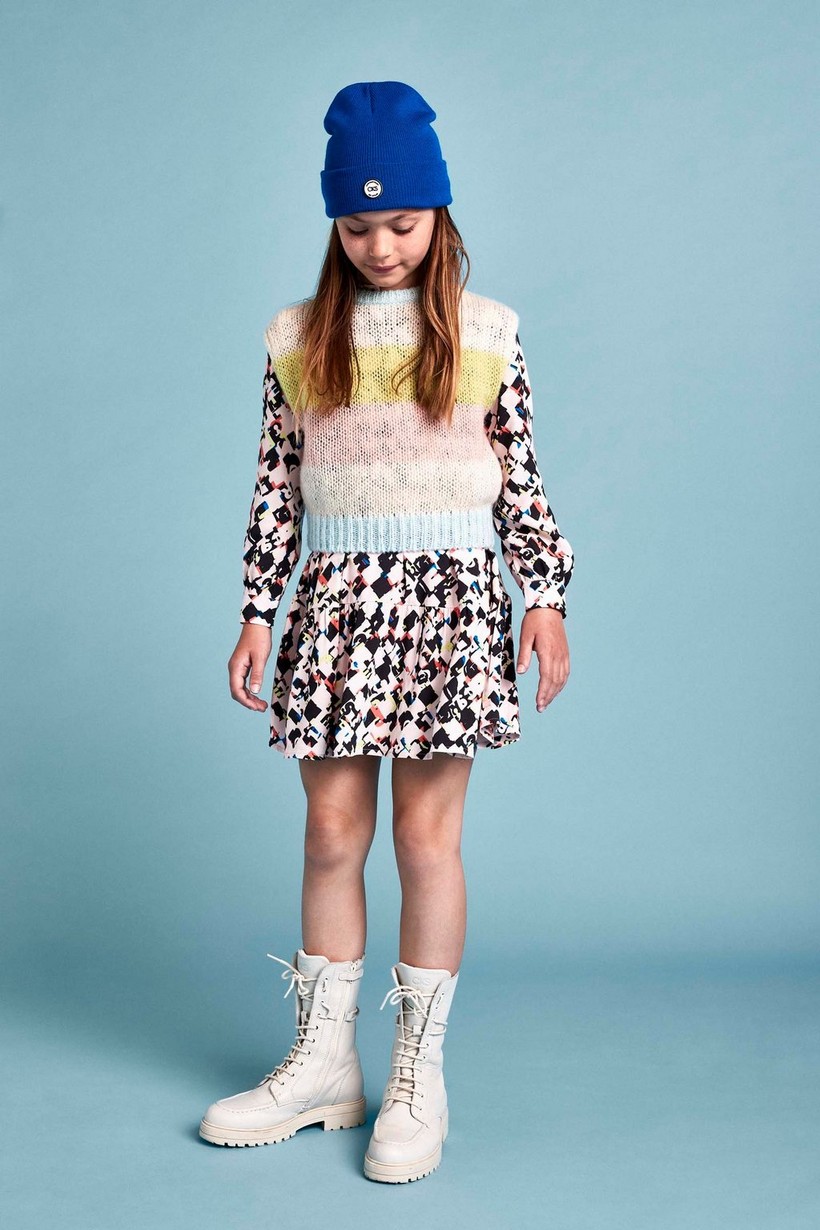 CKS Kids - CAITLIN - korte jurk - lichtrood