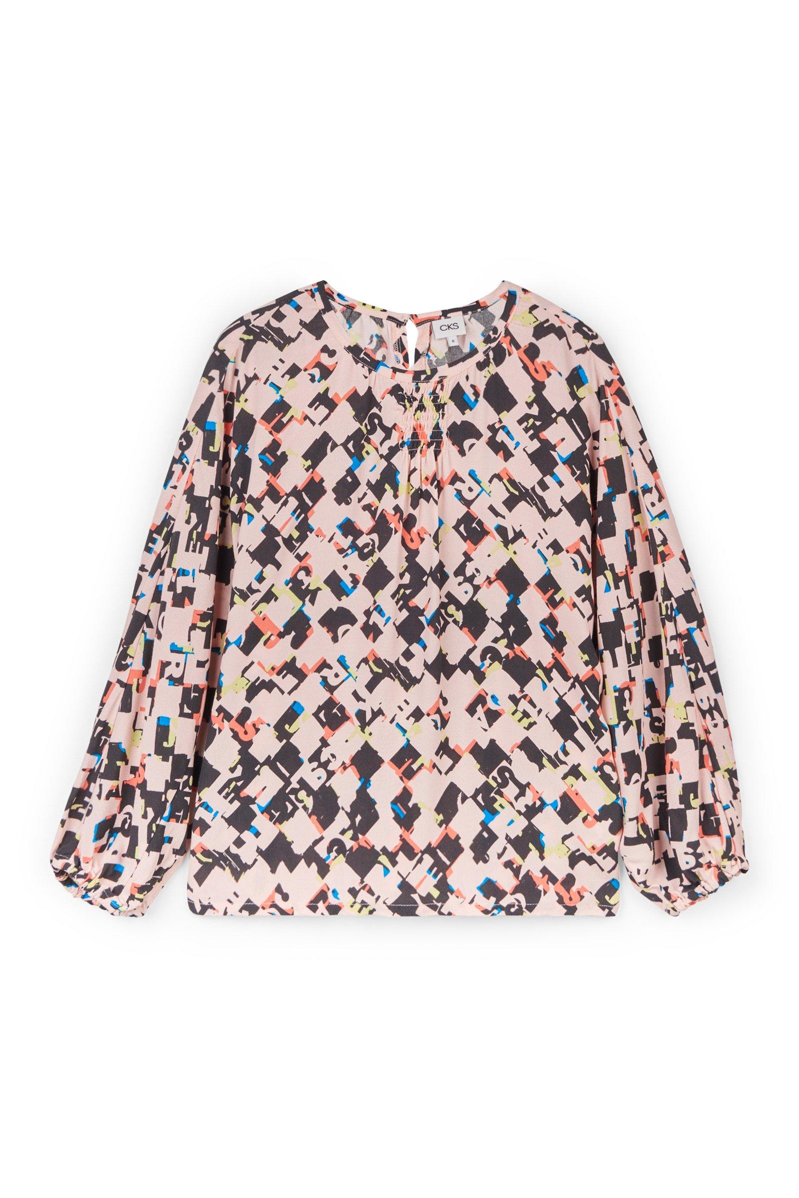 CKS Kids - EMERY - blouse korte mouwen - lichtrood