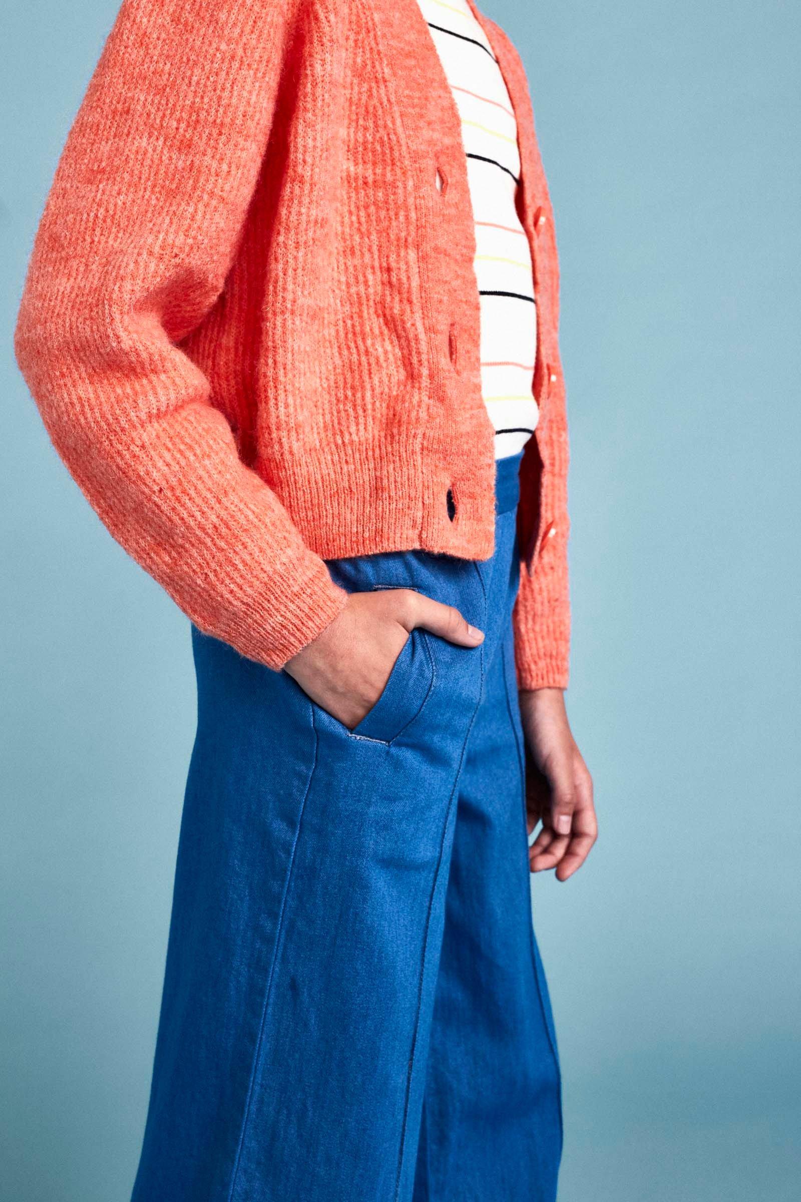 CKS Kids - RUFINA - cardigan - bright orange