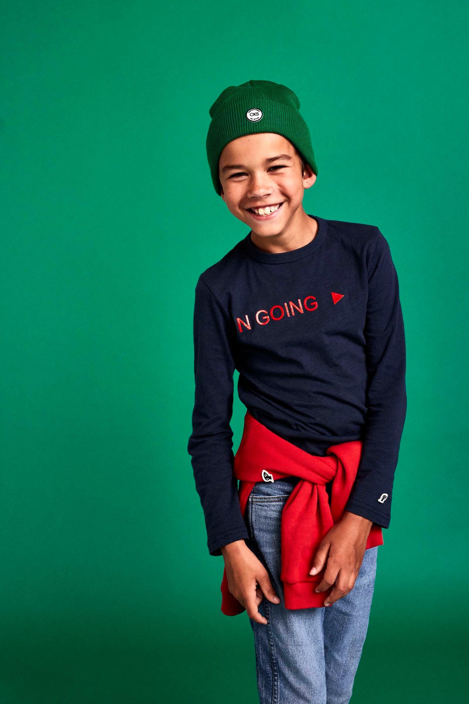 CKS Kids - FANTA - t-shirt long sleeves - dark blue