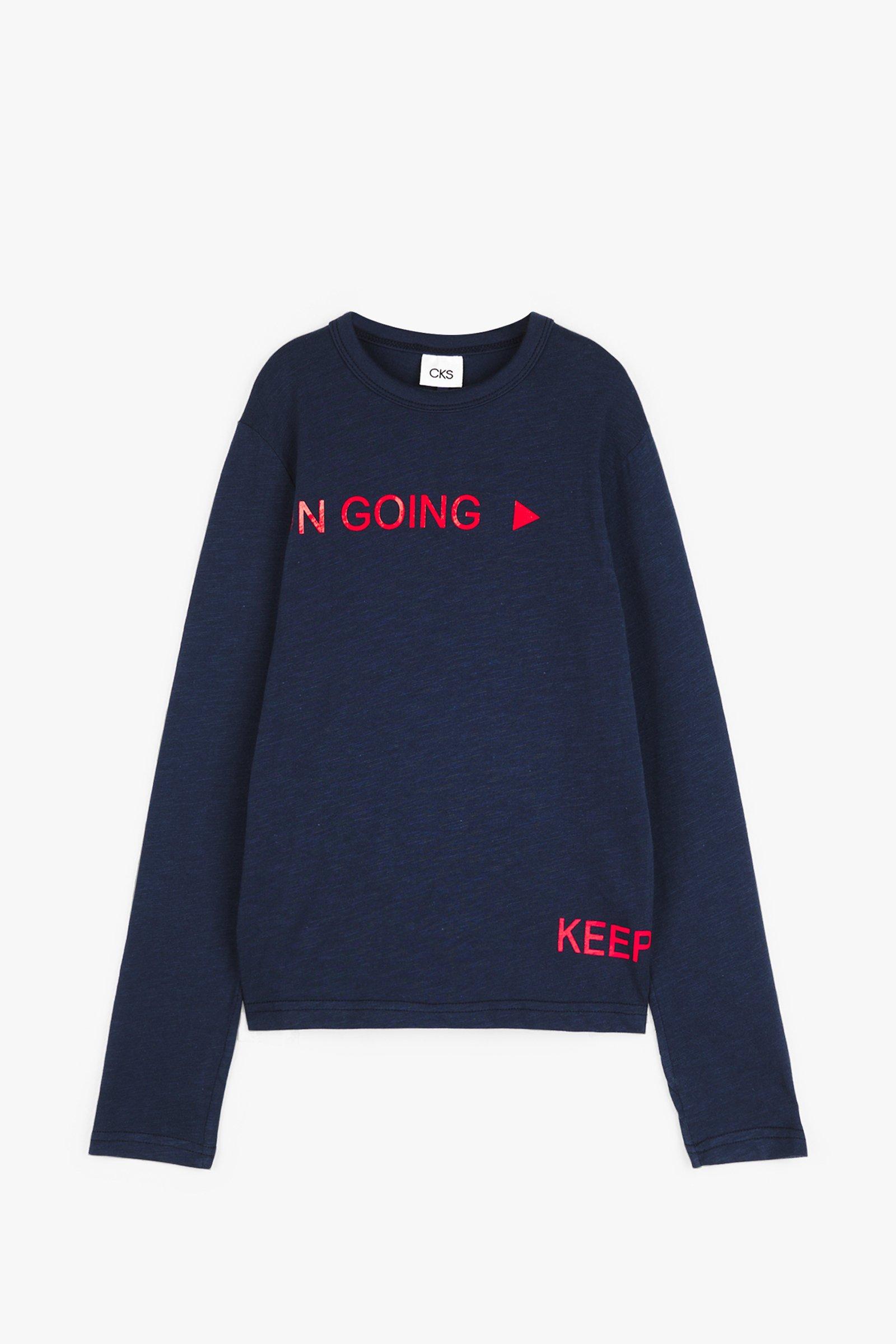 CKS Kids - FANTA - t-shirt long sleeves - dark blue
