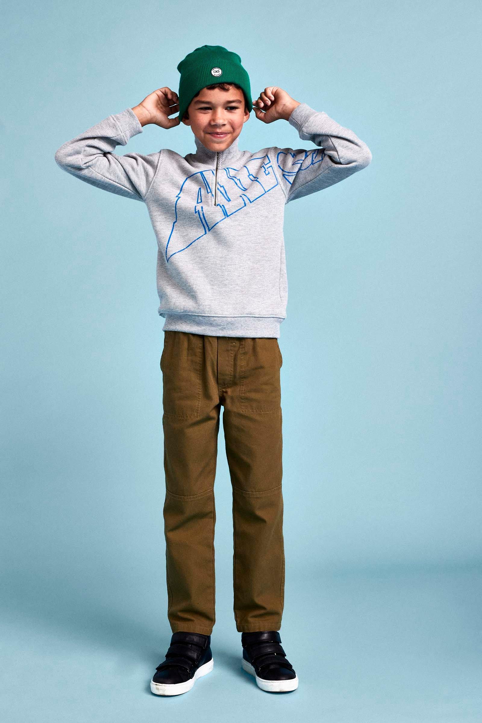 CKS Kids - FLOSS - lange broek - khaki