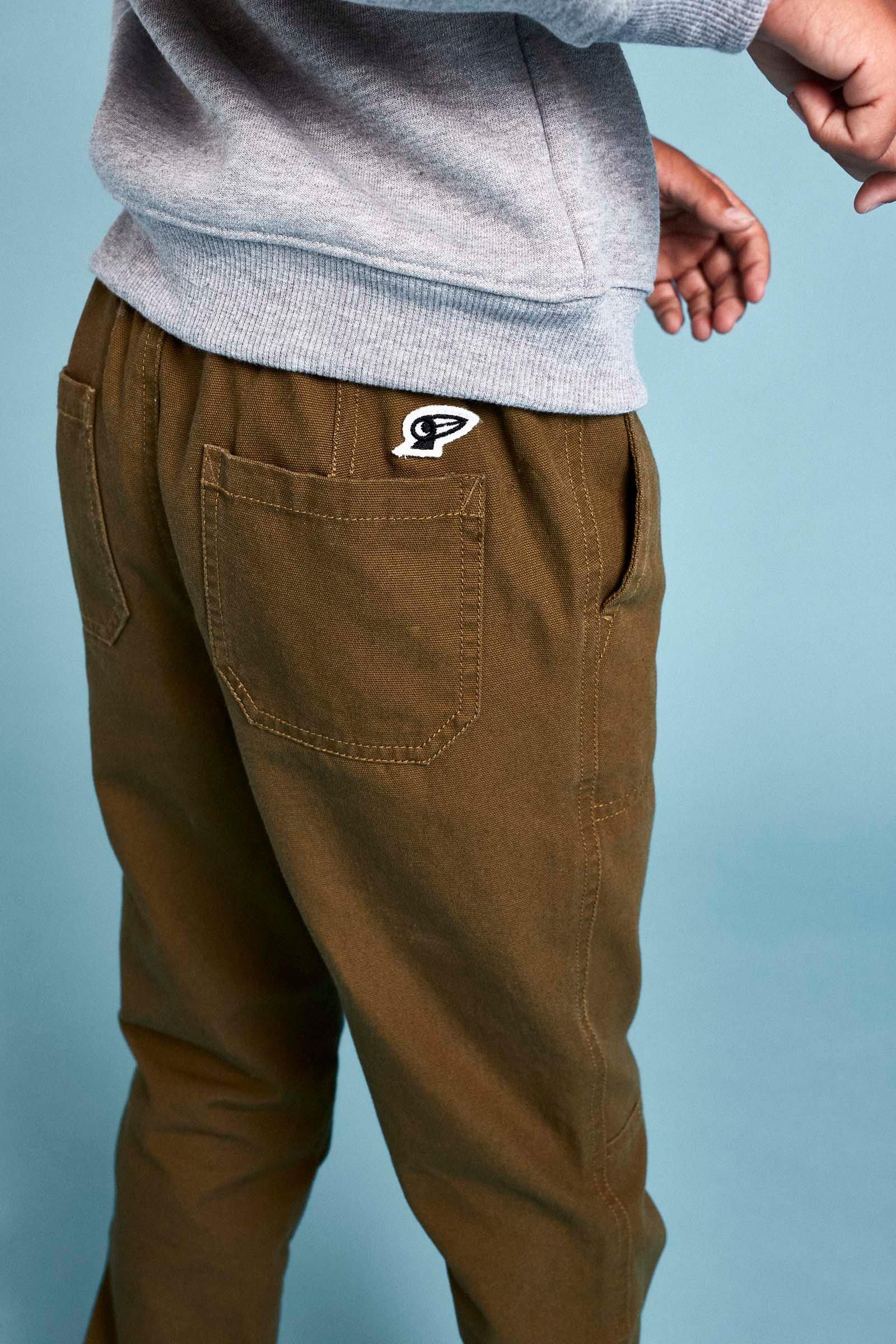 CKS Kids - FLOSS - lange broek - khaki