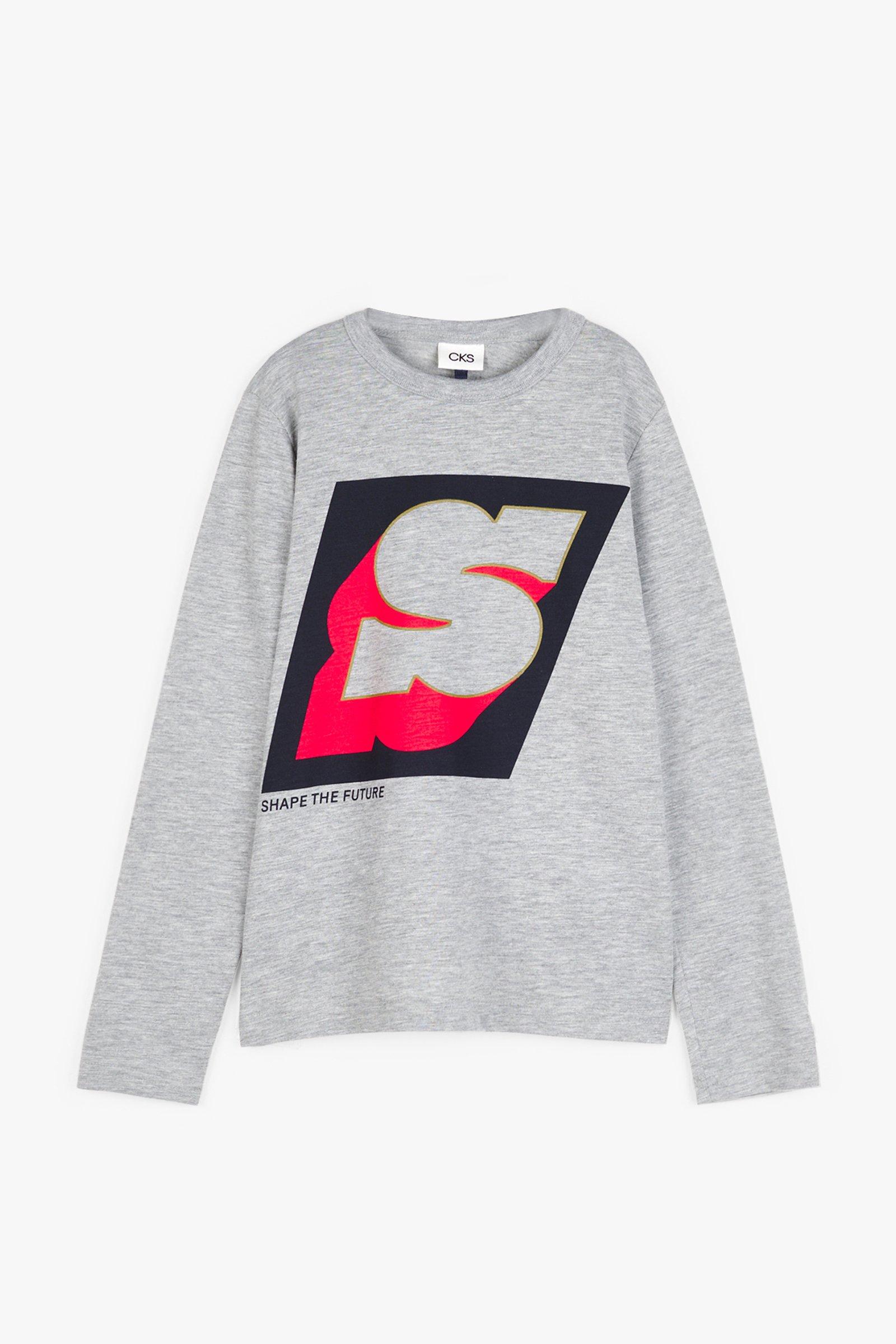 CKS Kids - FINCH - t-shirt long sleeves - light grey