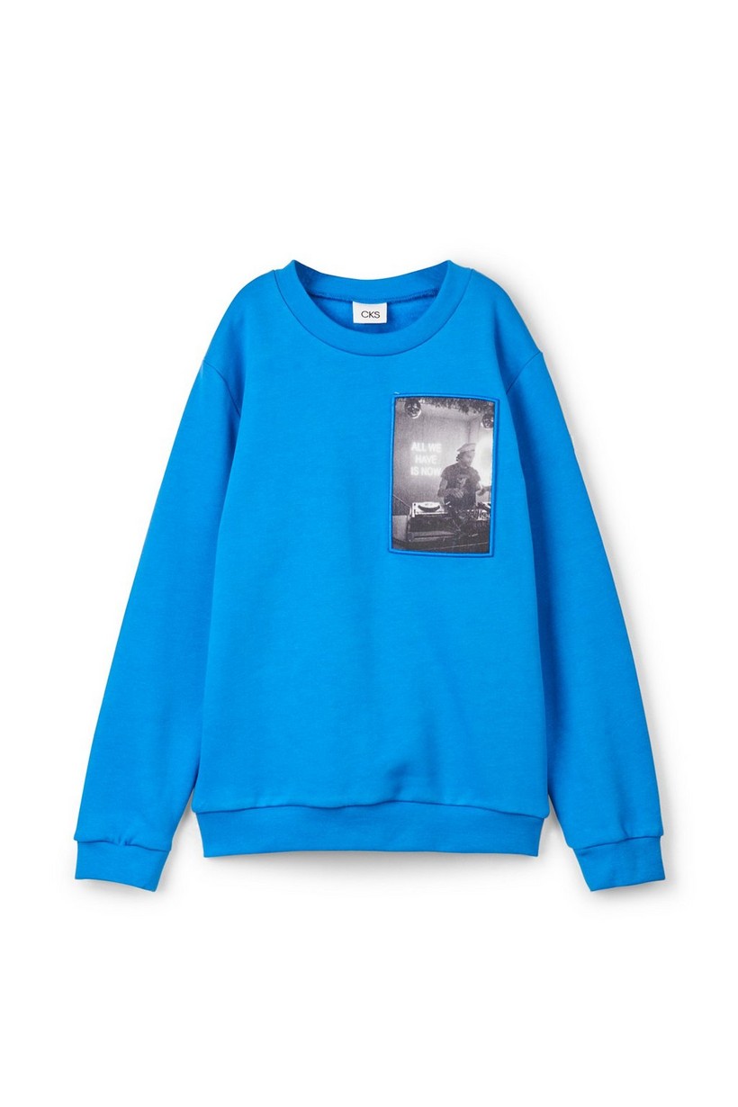 CKS Kids - FRANS - sweatshirt - bleu