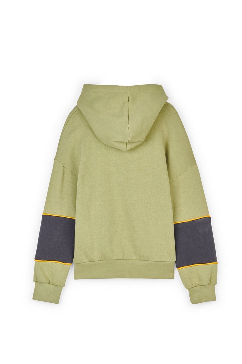 CKS Kids - FRESH - sweater met capuchon - lichtgroen
