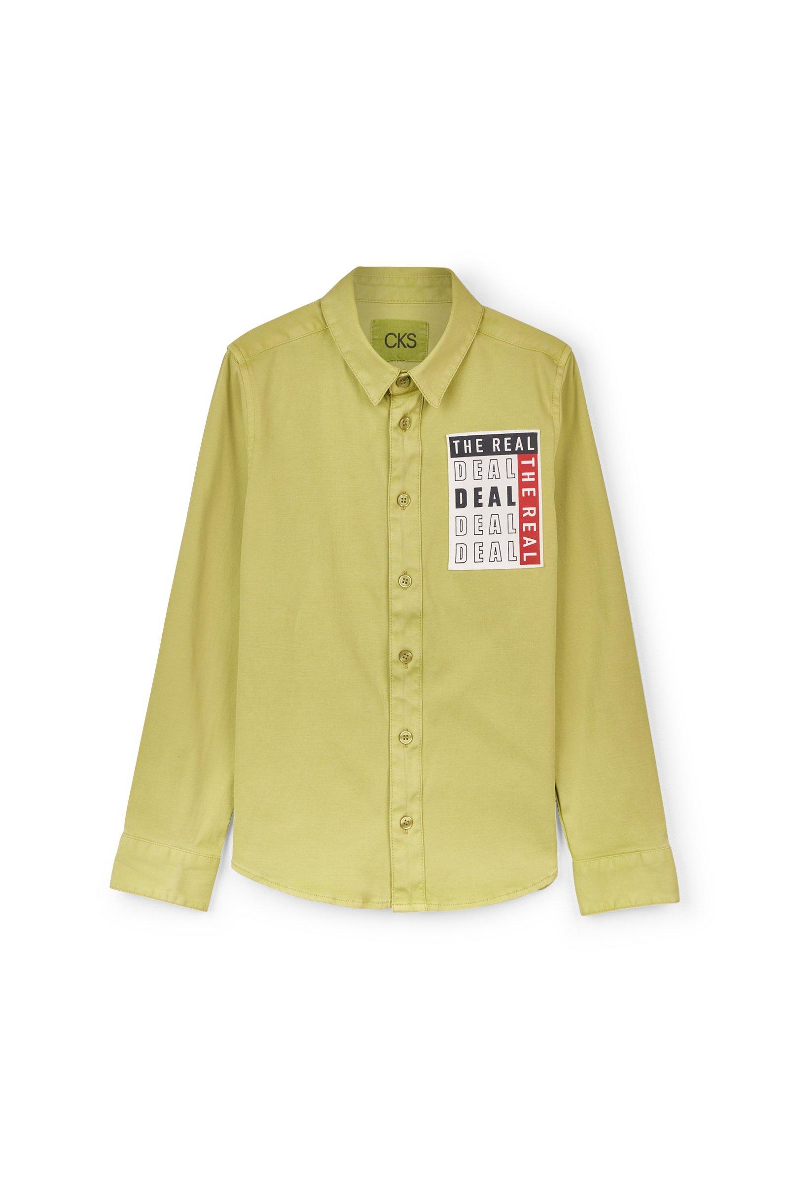 CKS Kids - FODO - chemise à manches longues - vert clair
