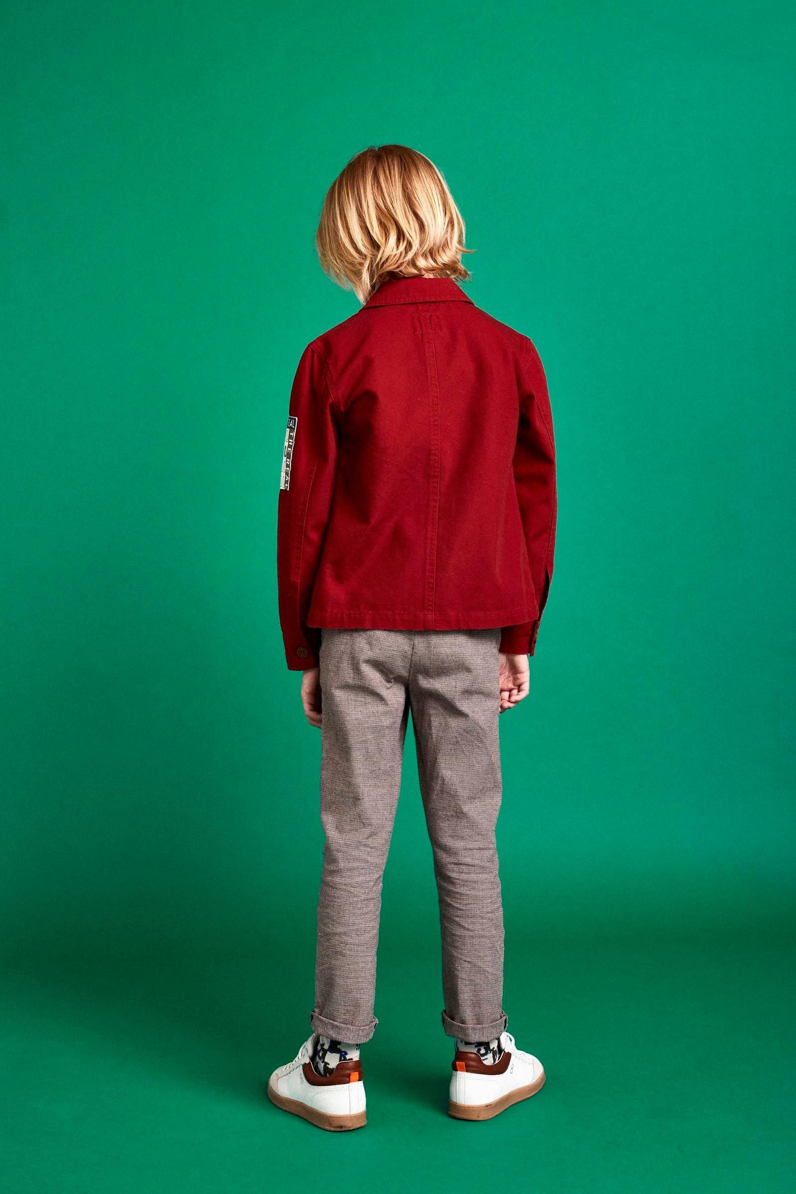 CKS Kids - FLINT - short jacketfantasy - brown