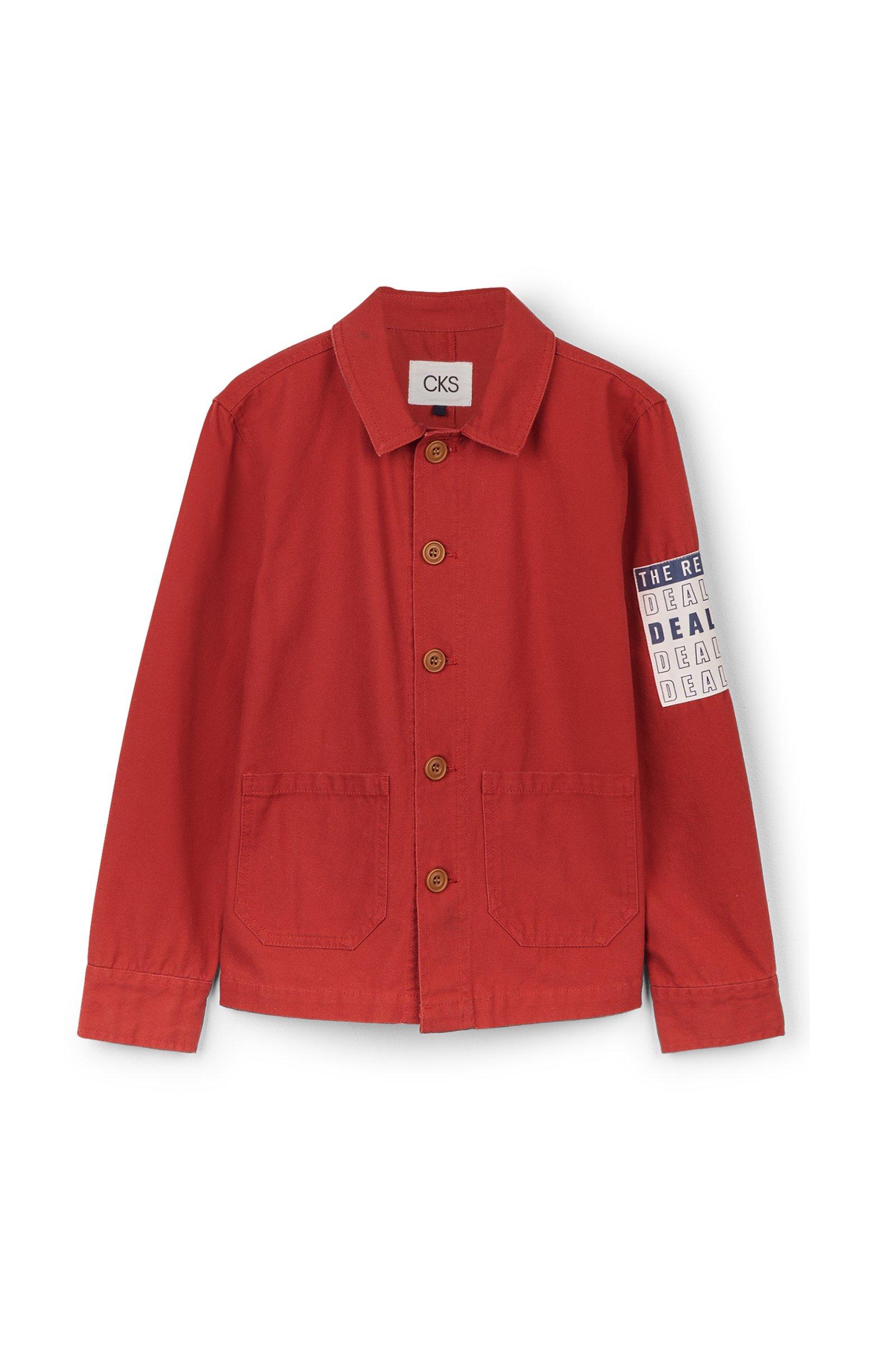 CKS Kids - FLINT - short jacketfantasy - brown