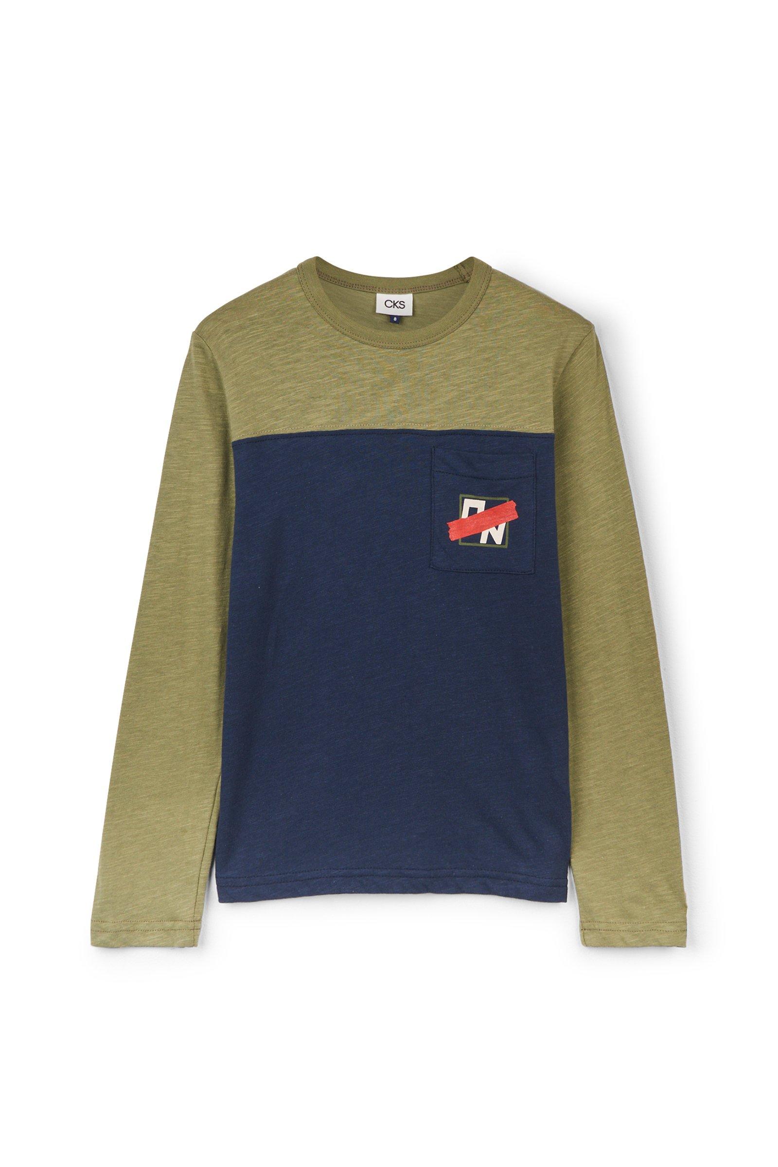 CKS Kids - FLYER - t-shirt long sleeves - green