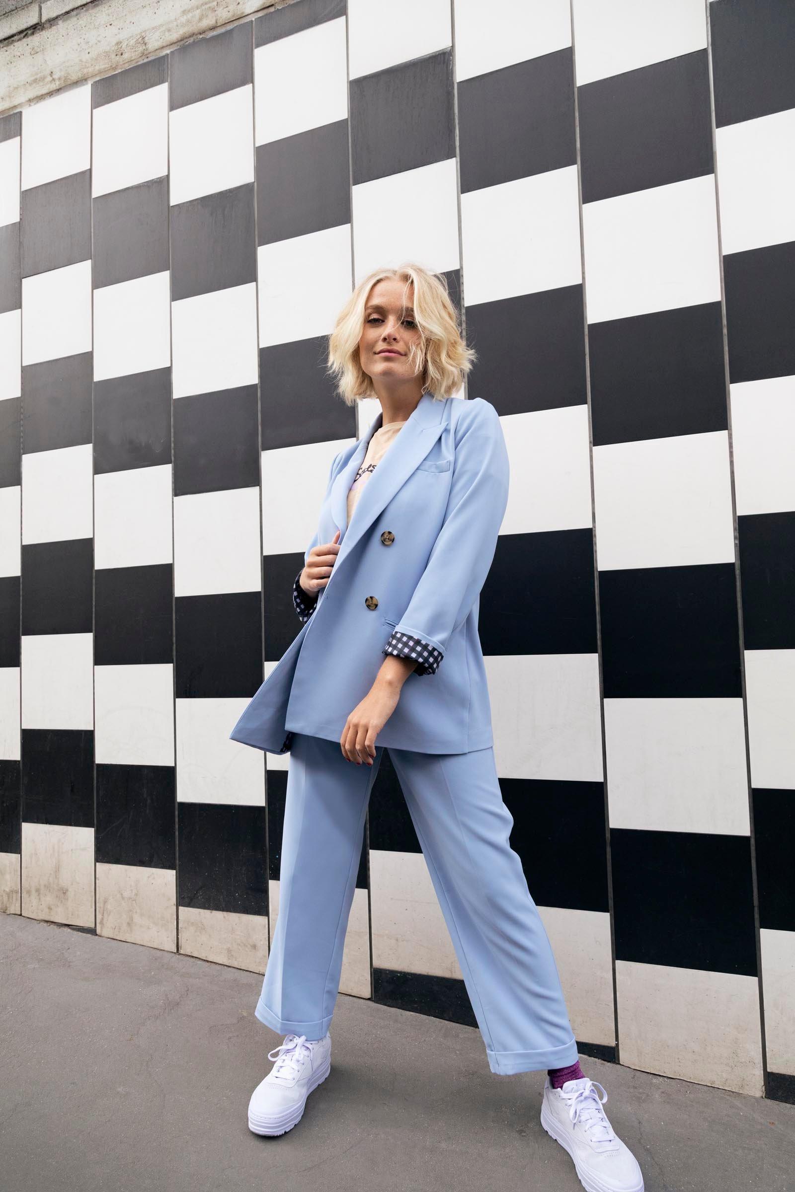 CKS Teens - JAGE - ankle trousers - light blue