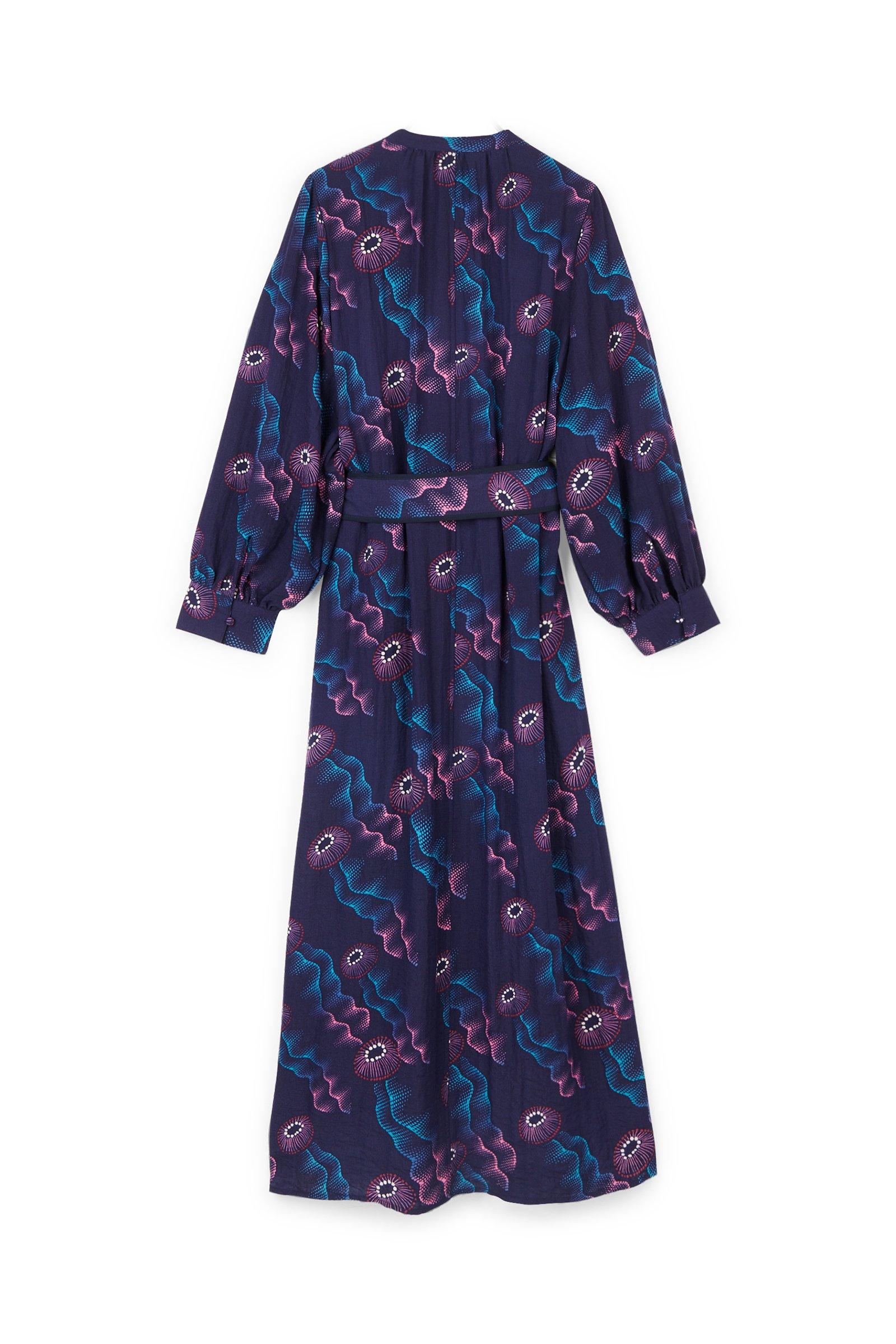 CKS Dames - MALEY - robe longue - bleu fonc&eacute;