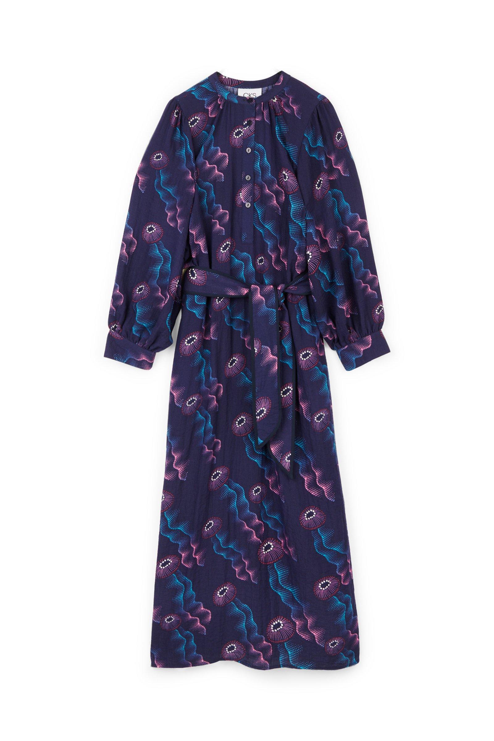 CKS Dames - MALEY - robe longue - bleu fonc&eacute;